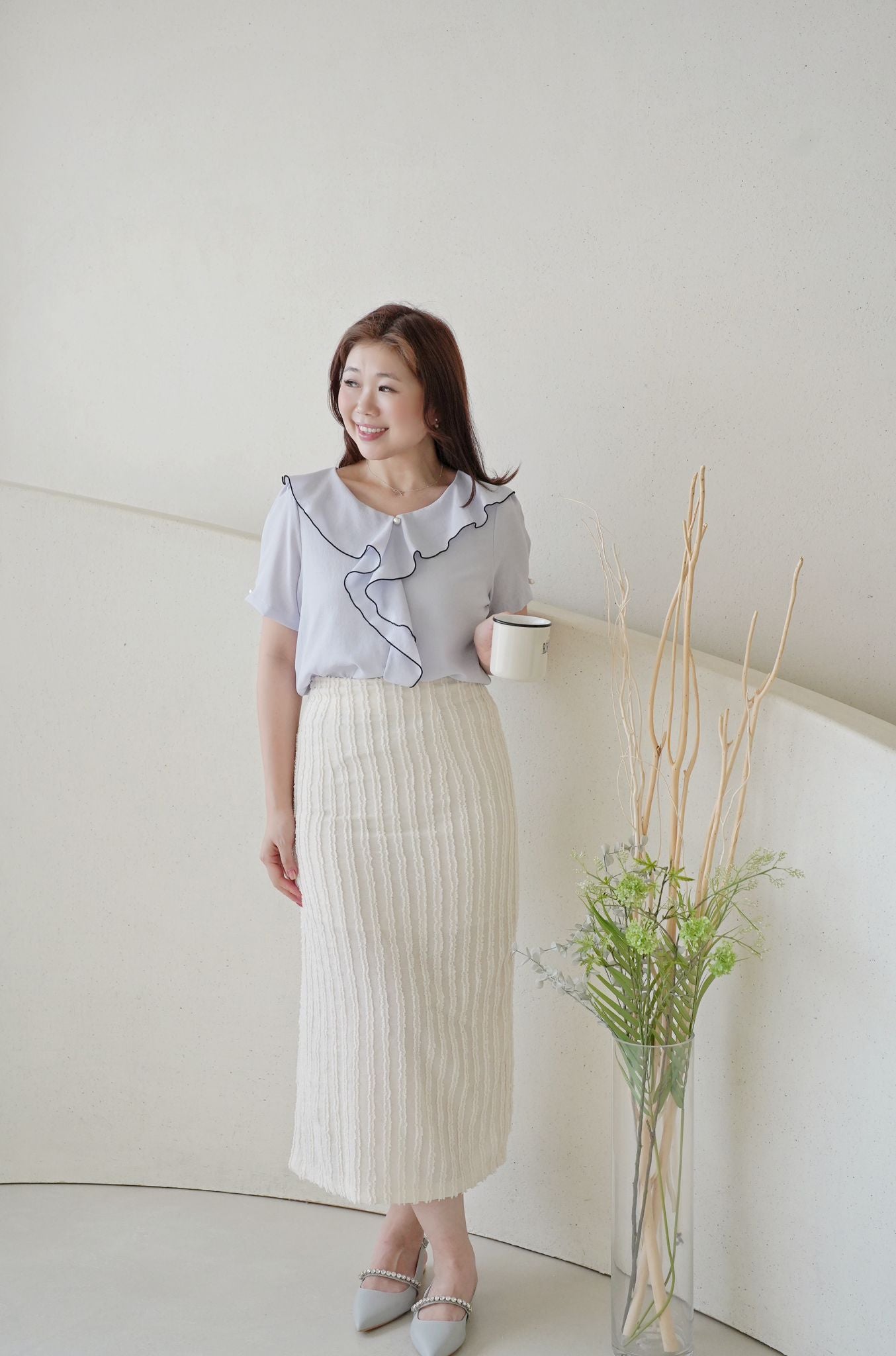 Romance Pearly Blouse