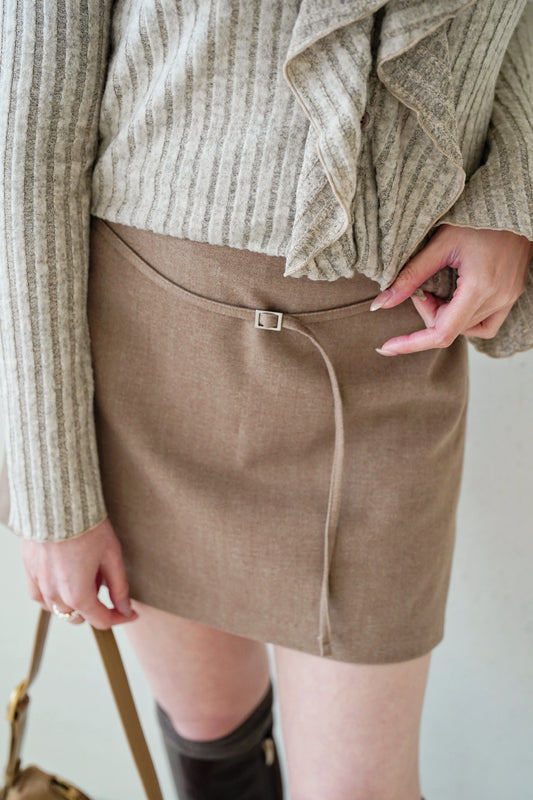 Mono Buckle Skirt