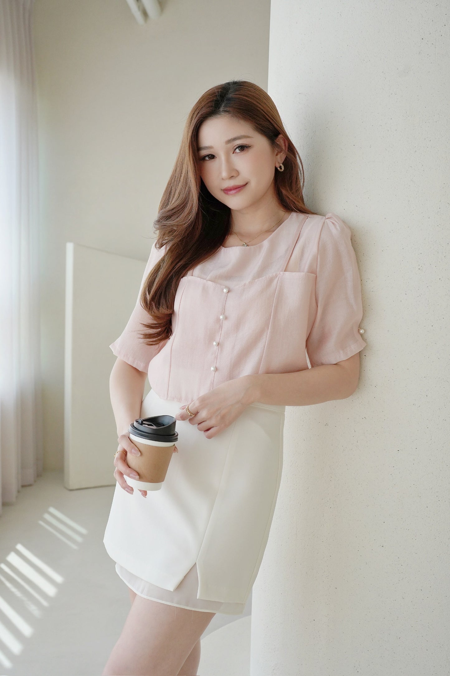 Classy Fine Pearl Blouse