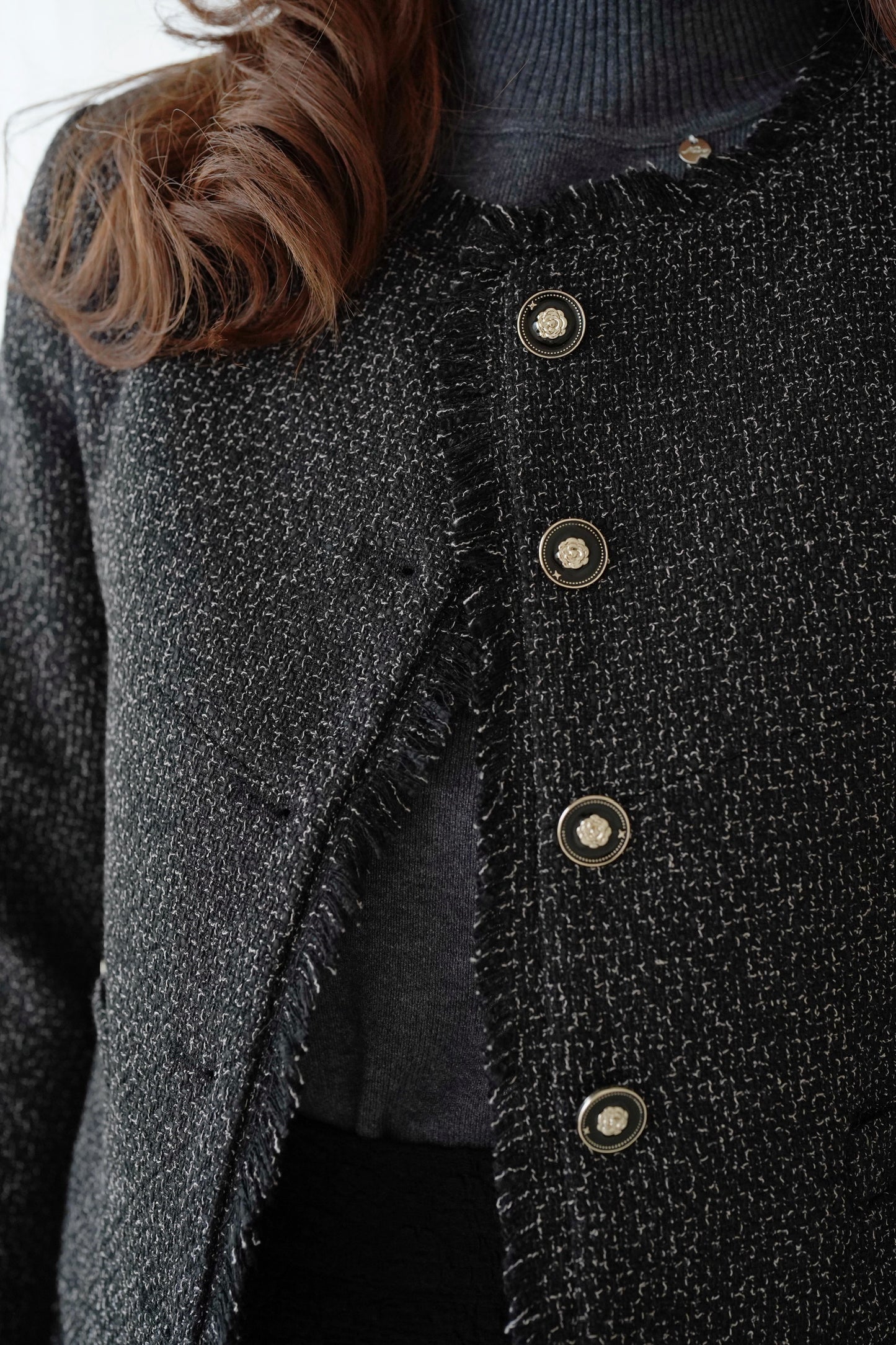 Deluxe Grace Tweed Coat