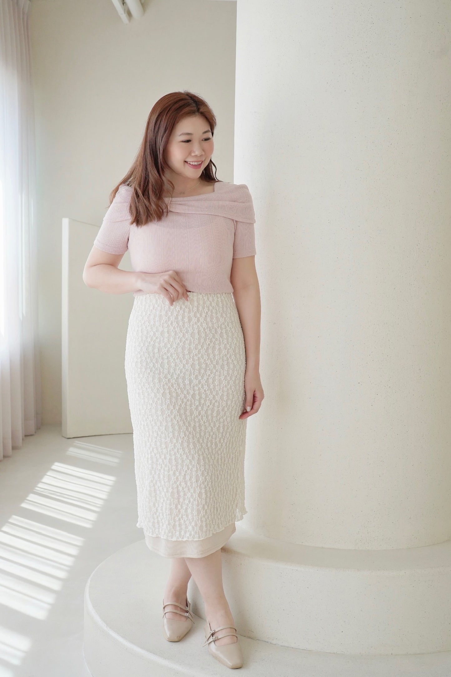 Fine Knitted Ribbon Top