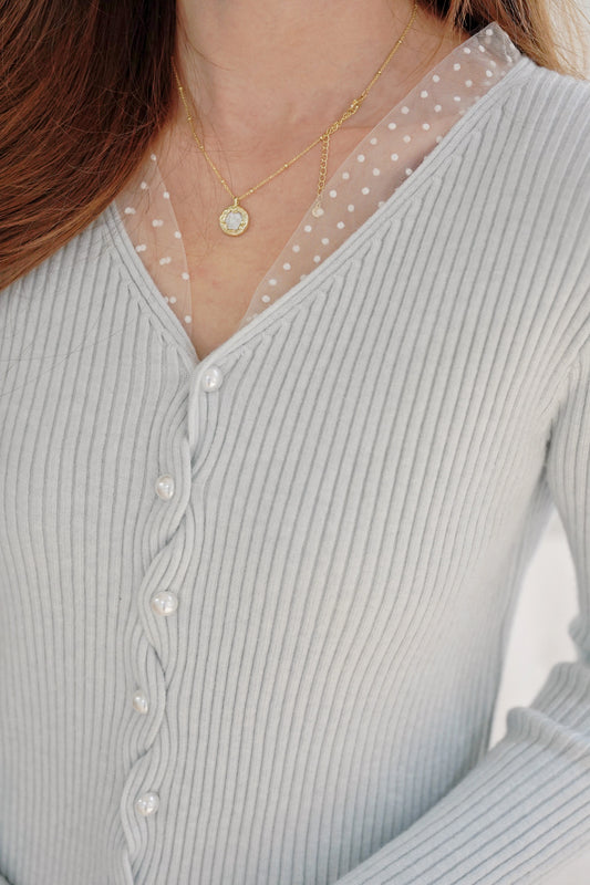 Fine Lacie Pearly Top