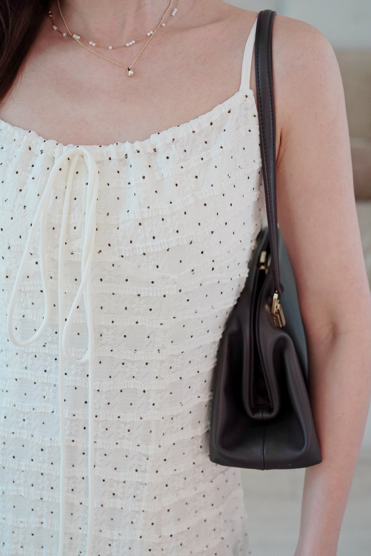 The Dot Floral Dress Set