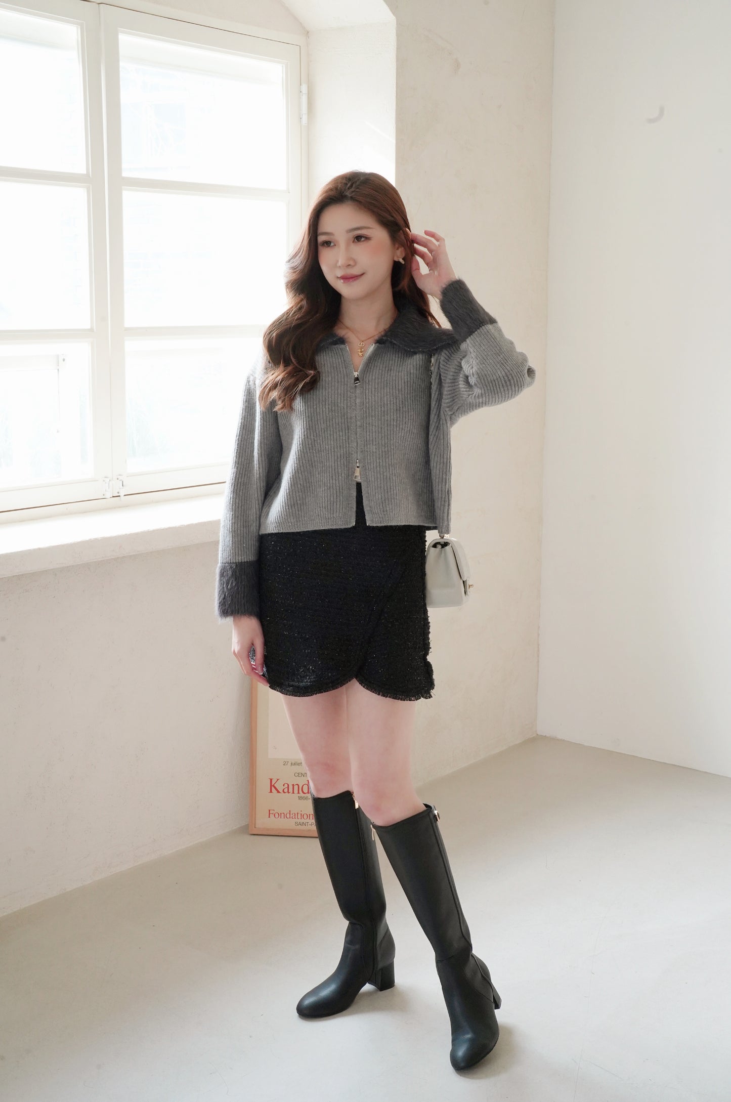 Zipper Furry Jacket