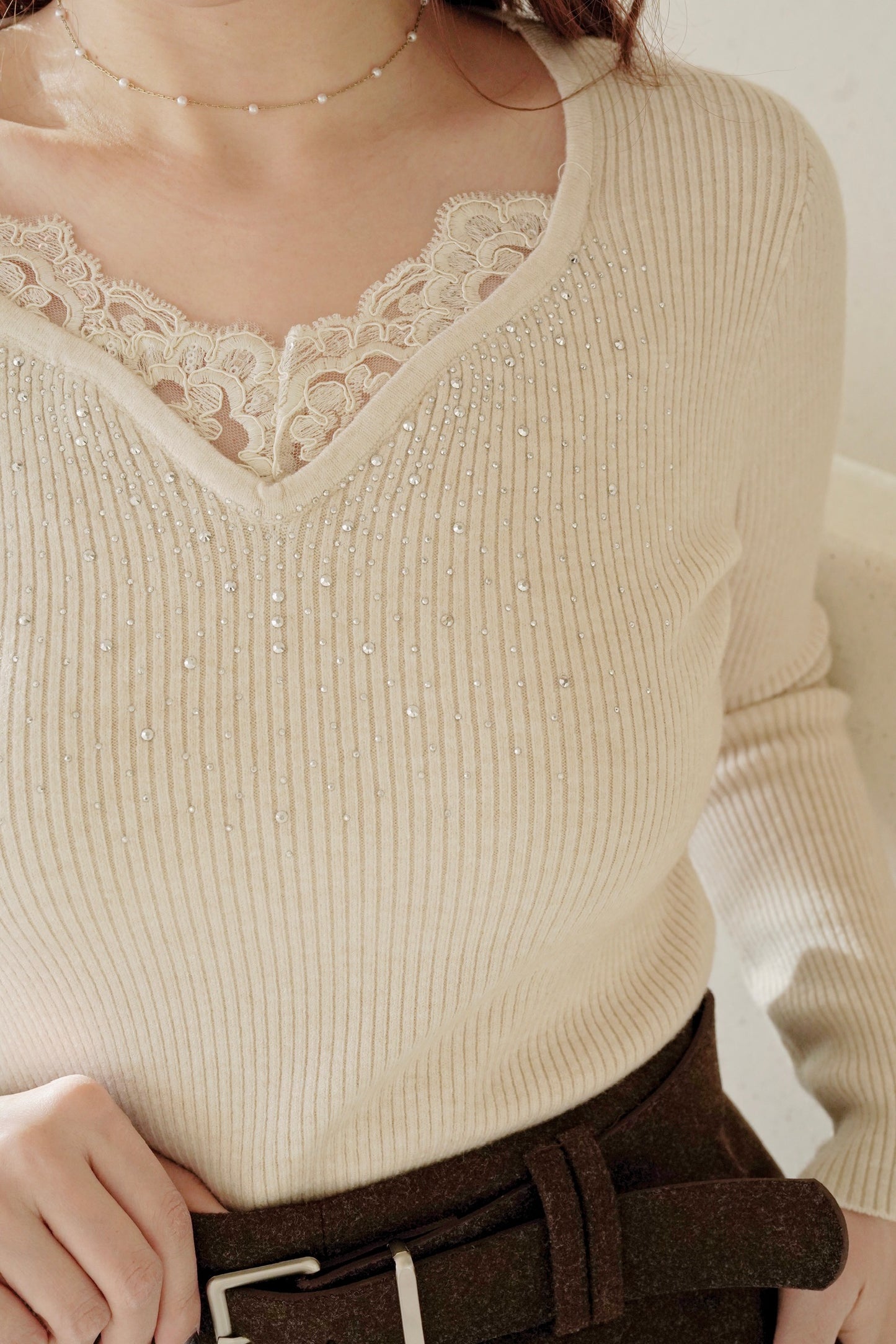 Sassy Lacie Knitted Top