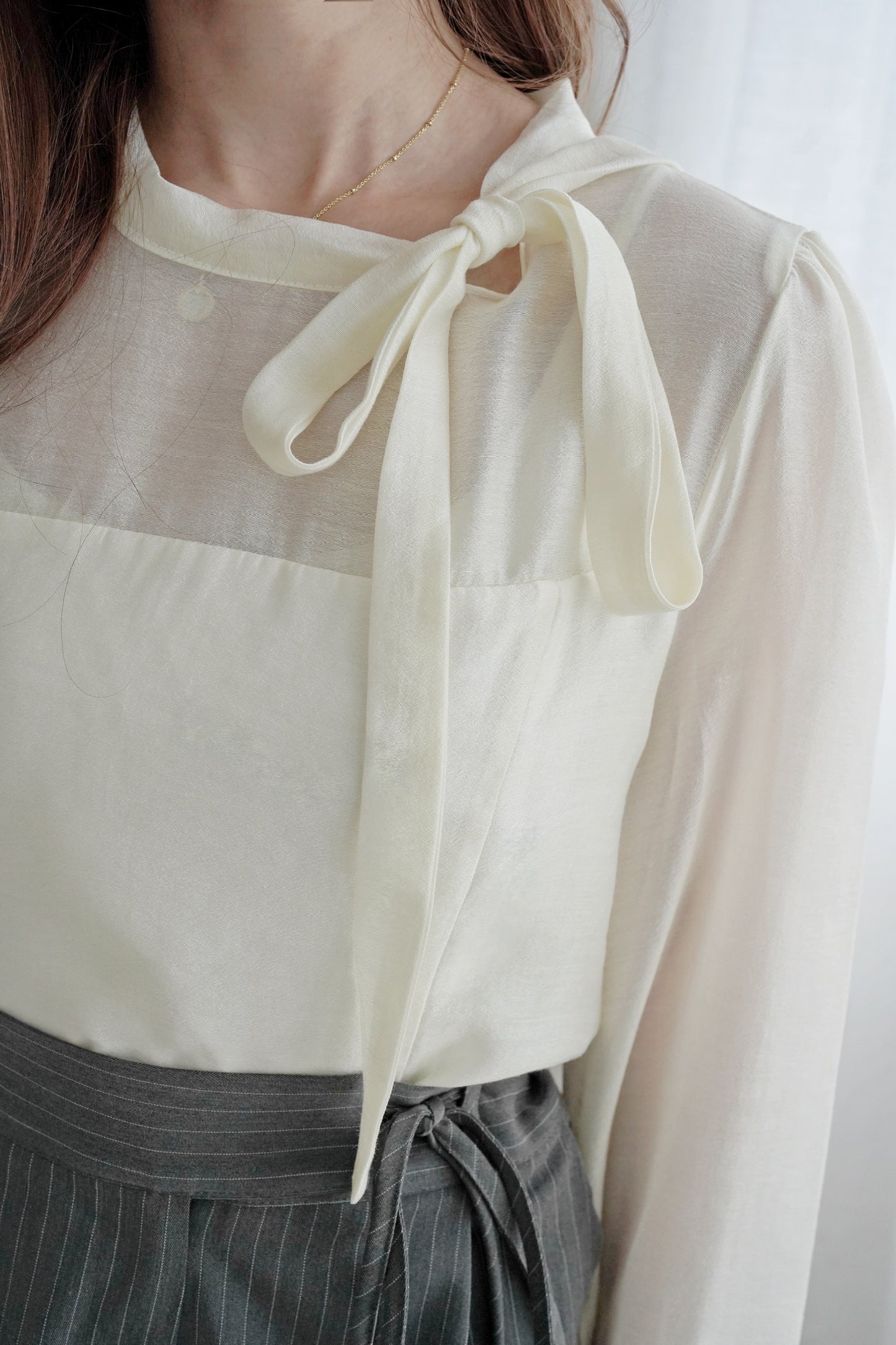 Dazzling Ribbon Blouse