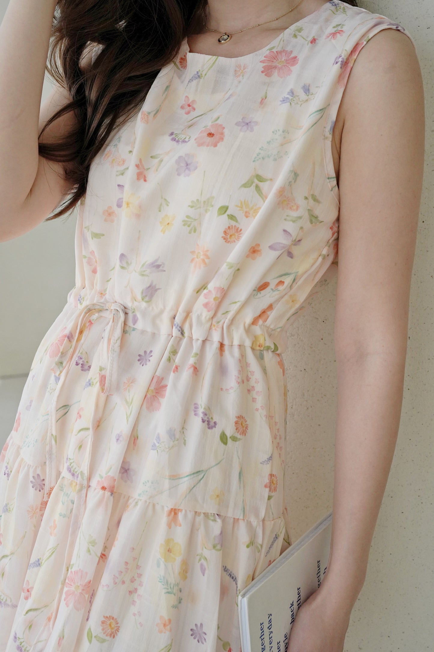 Floral Peach Dress