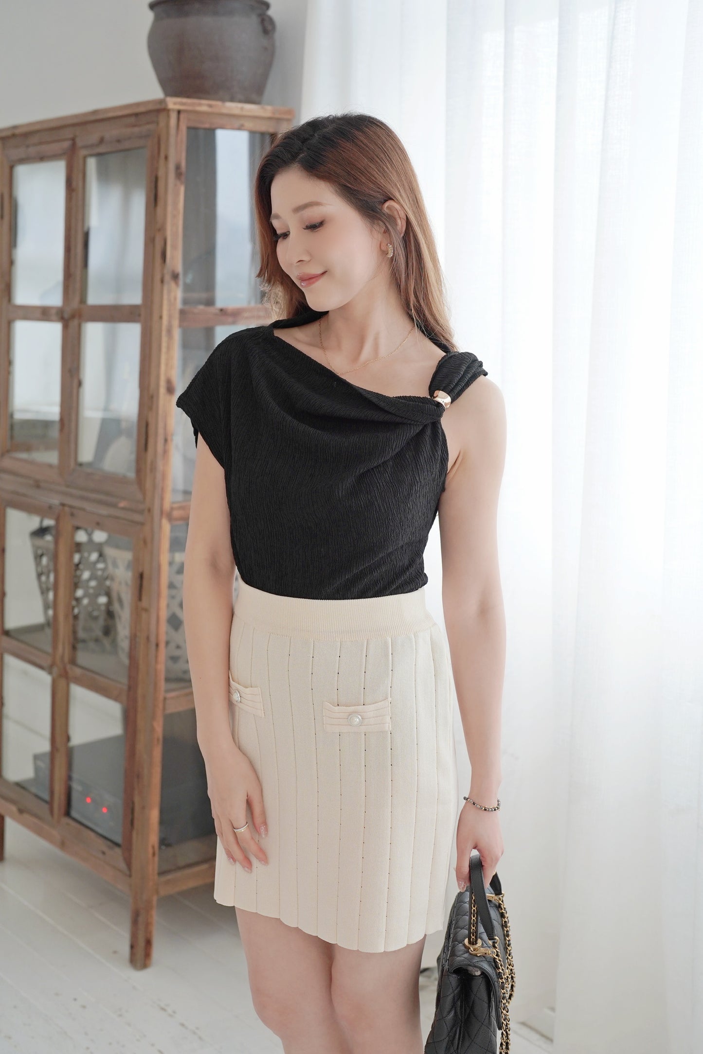 Classy Pearly Dress Set