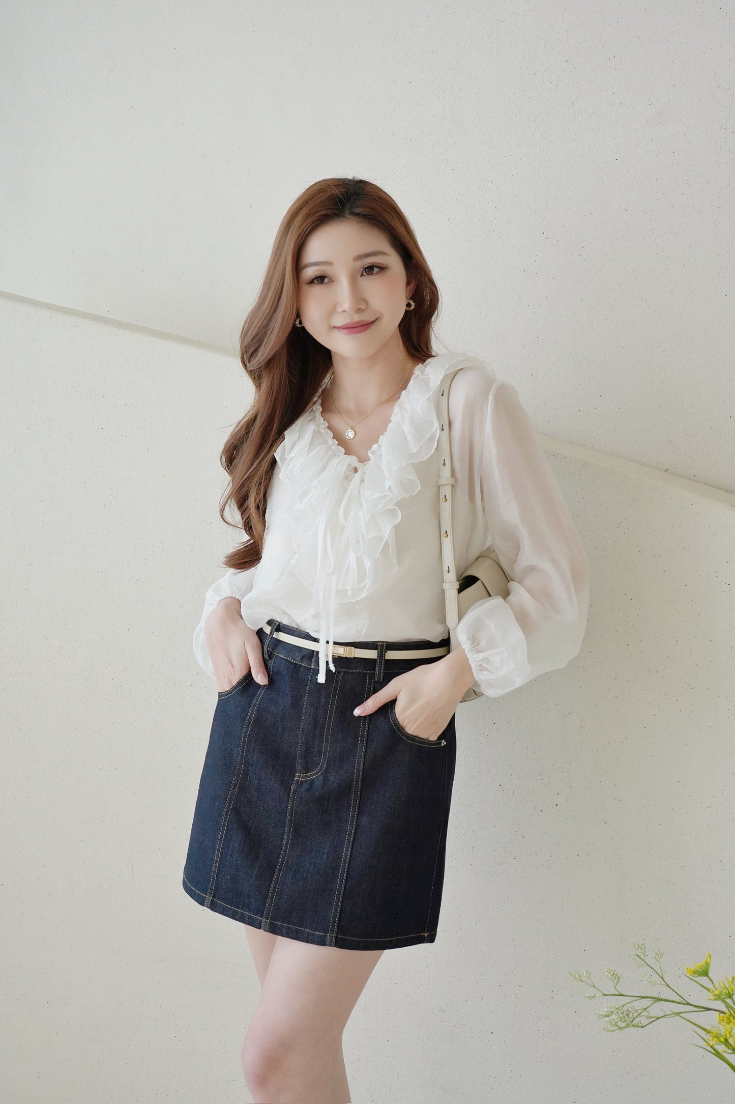 Mellow Denim Skirt