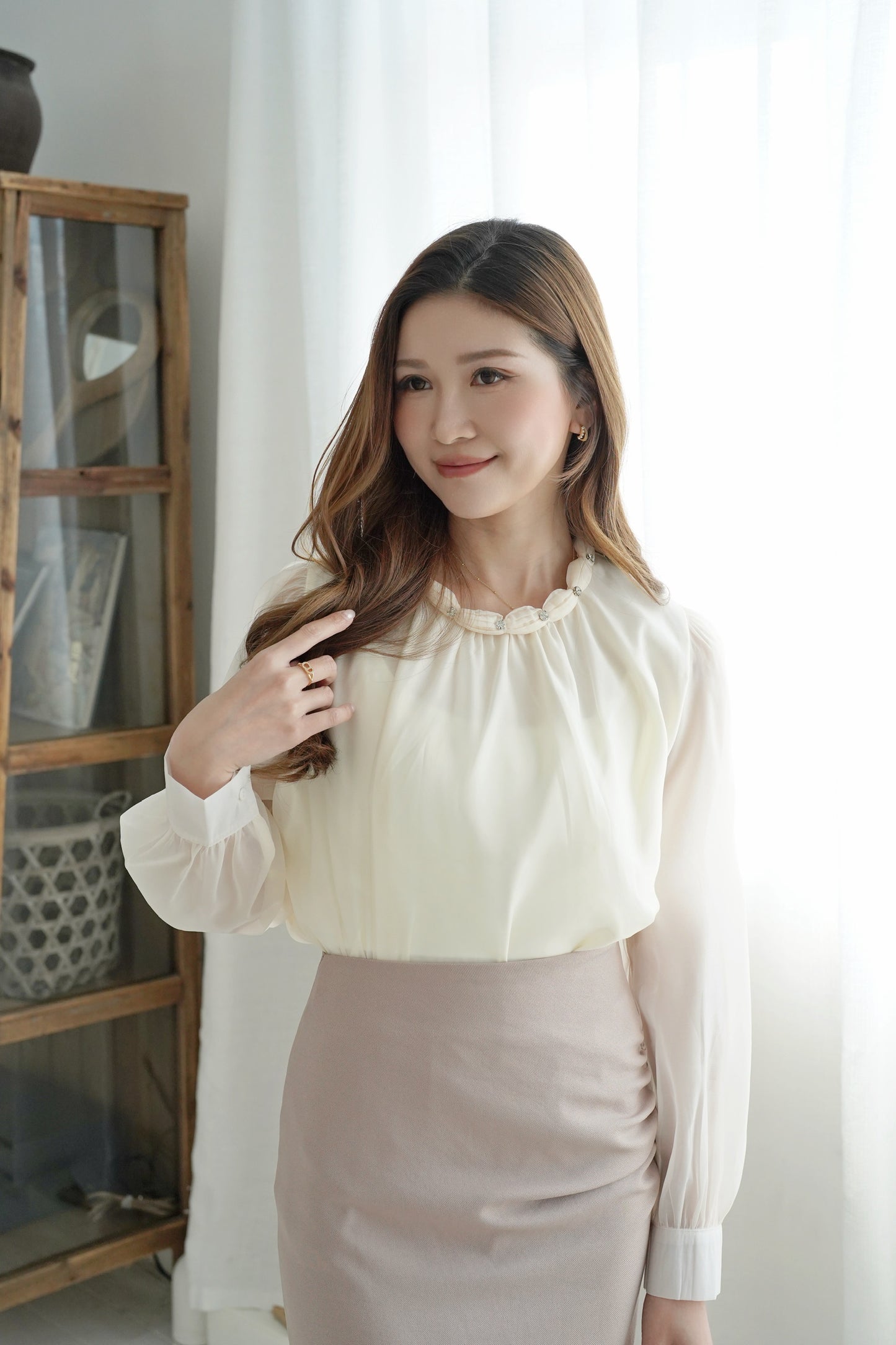 Gracie Sheer Blouse