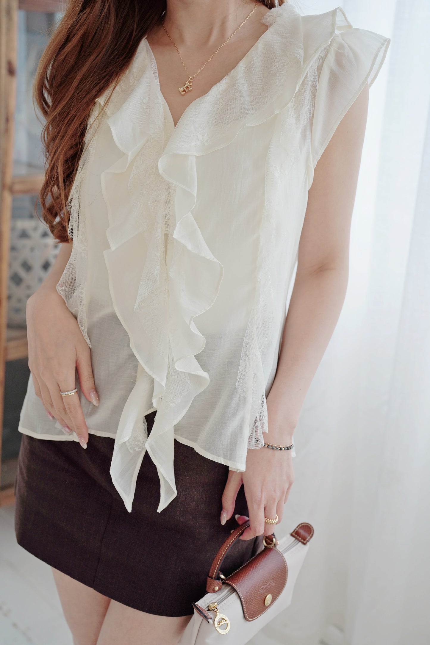 Ruffle Romance Vest