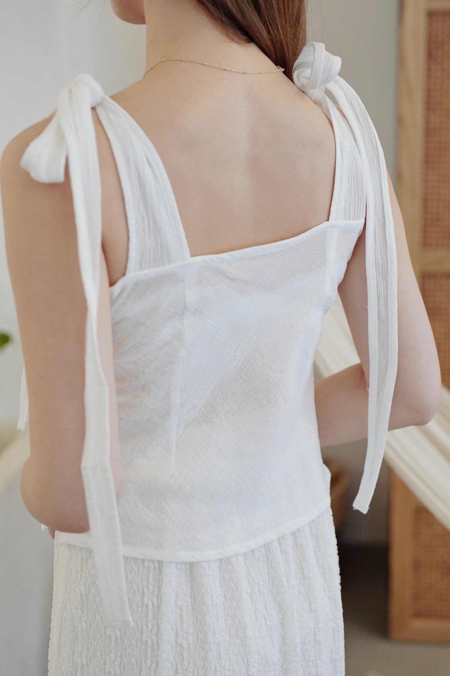 Delicate Ribbon Vest