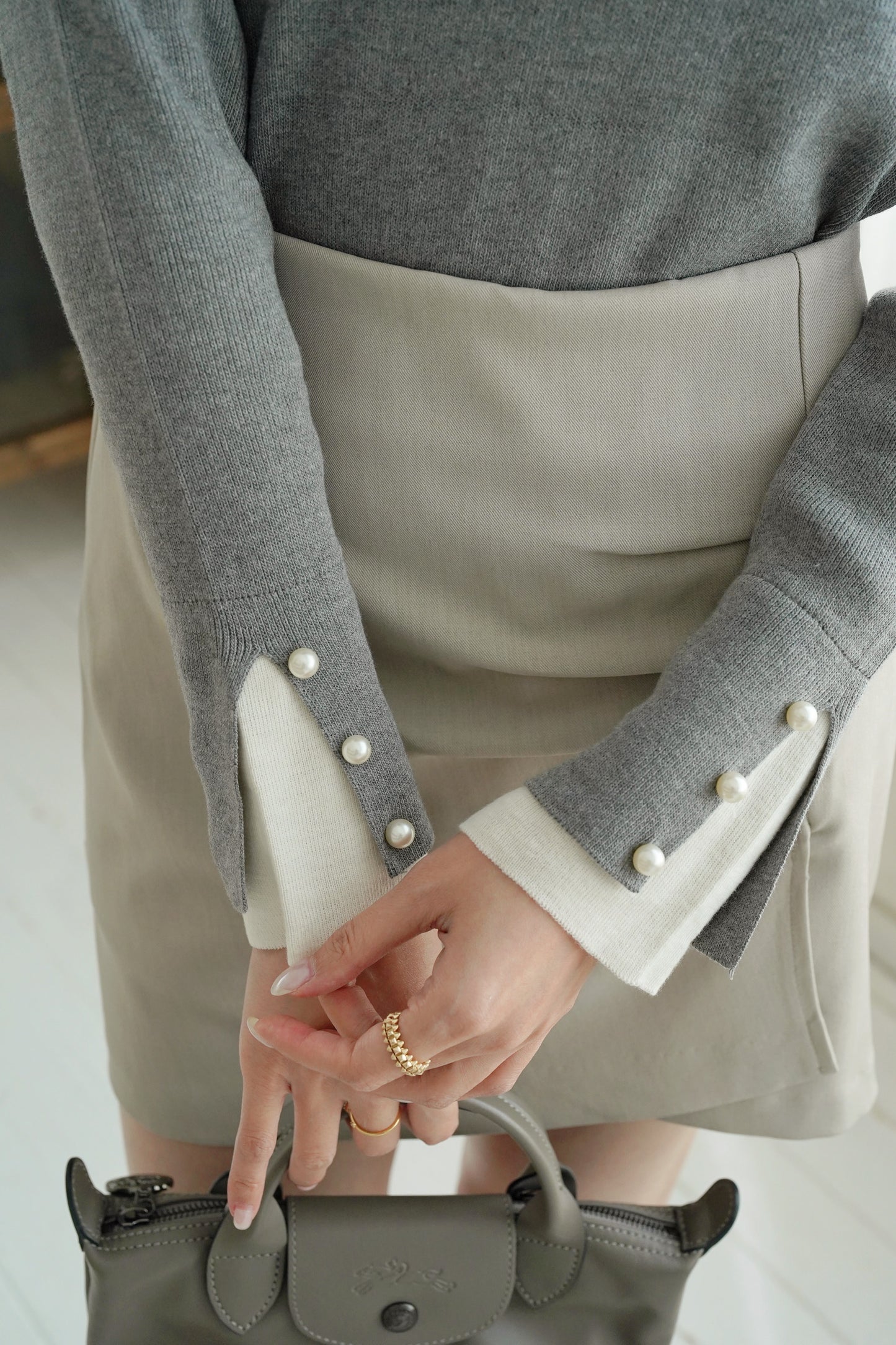 Pearly Roundneck Sweater