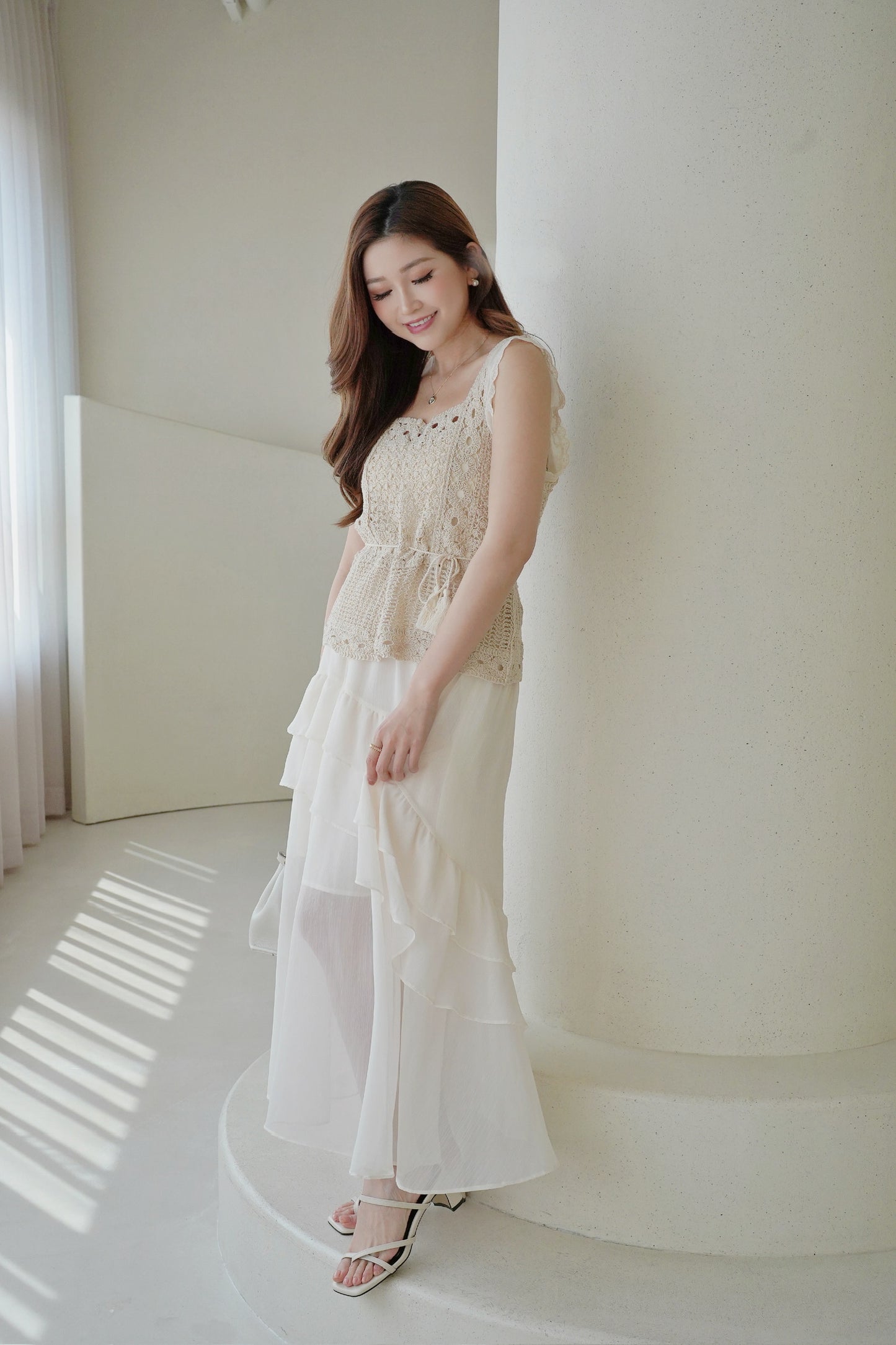 Floral Ruffles Dress