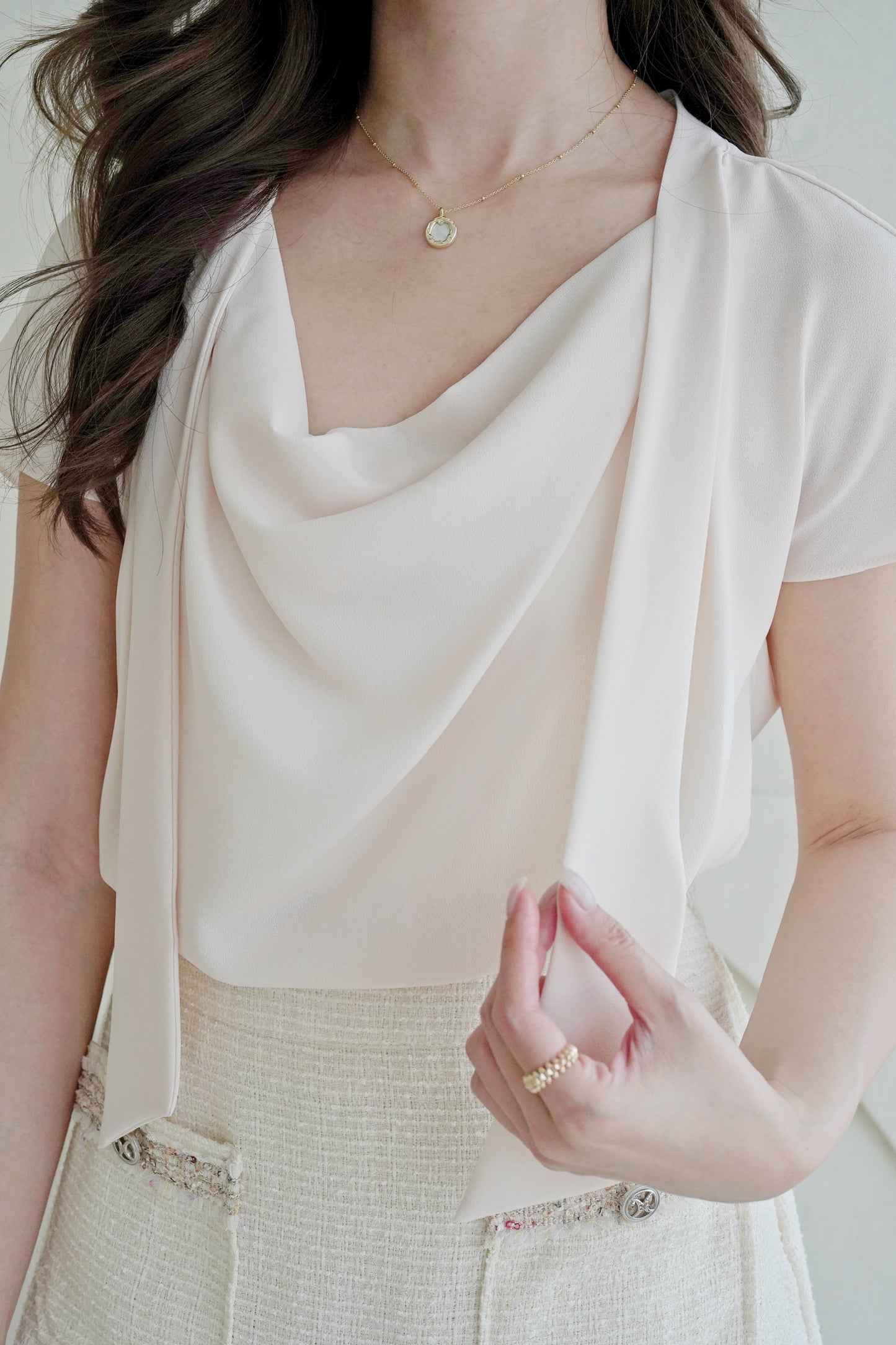 Vera Drapped Blouse
