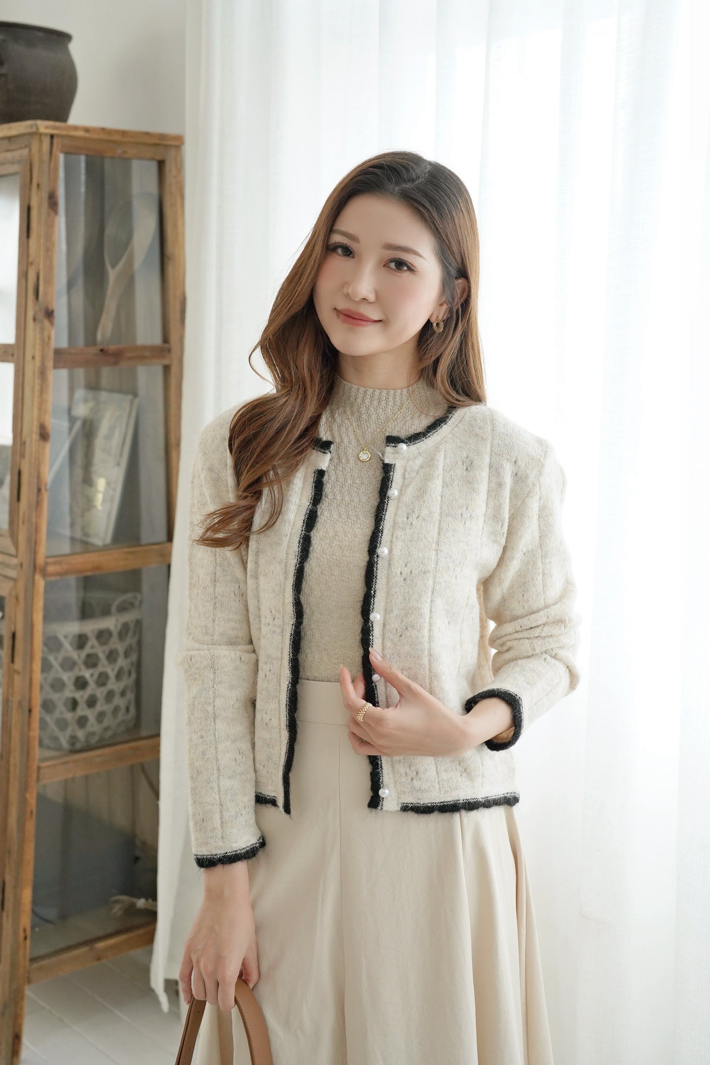 Little Pearl Button Cardi