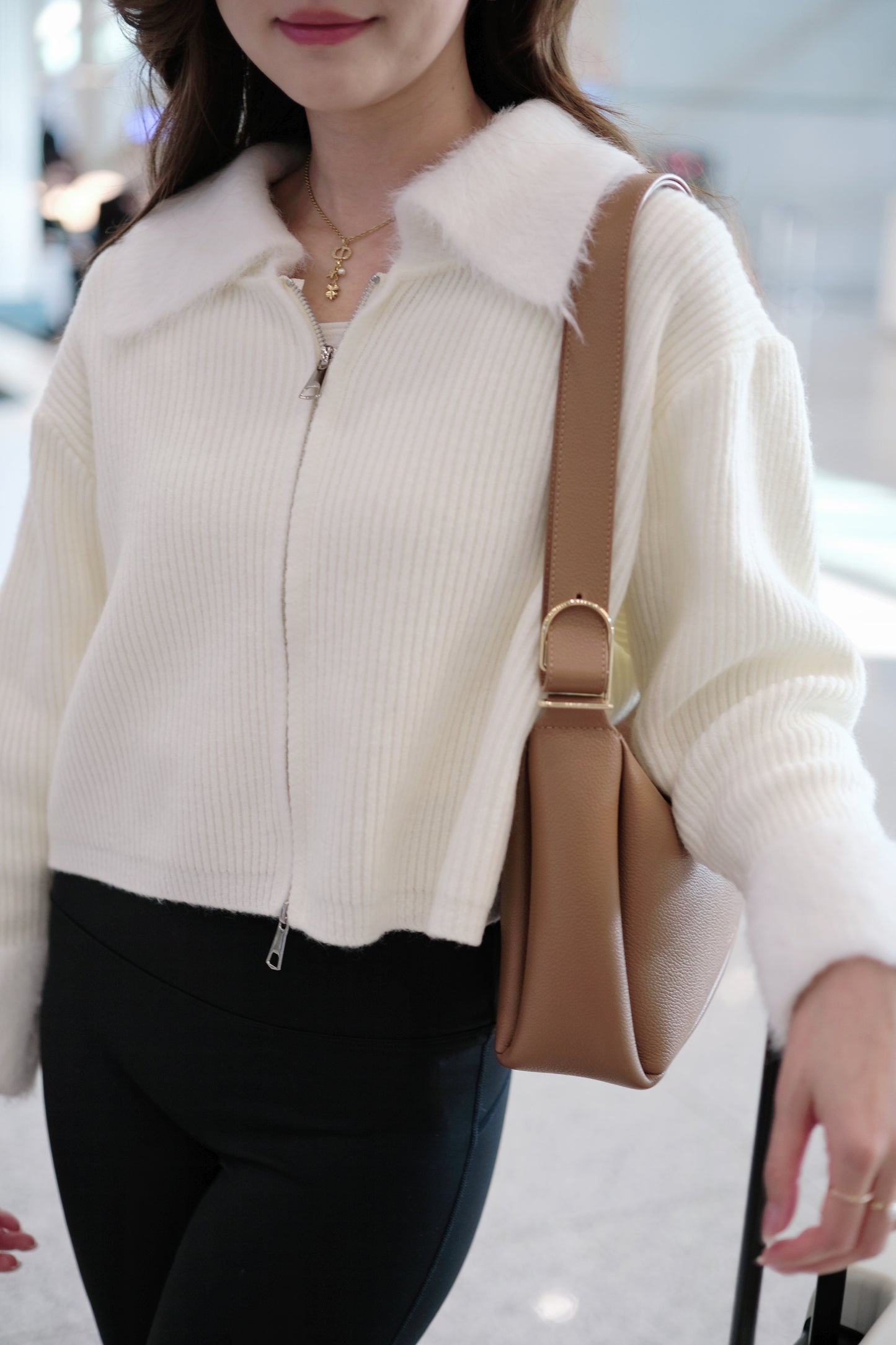 Zipper Furry Jacket