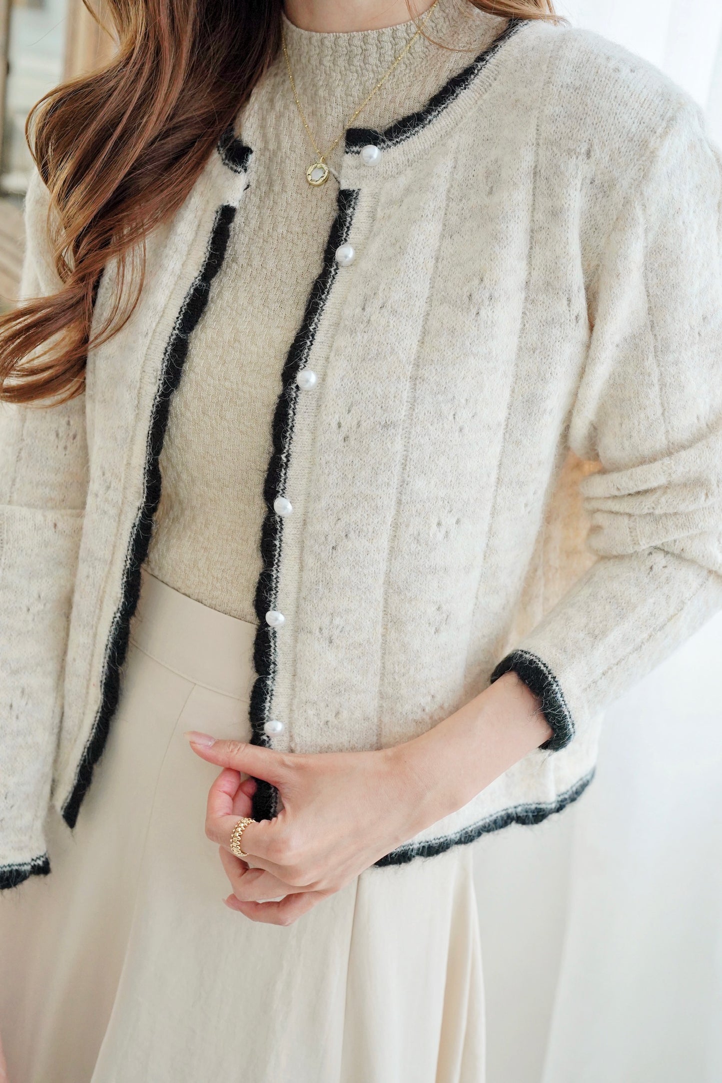 Little Pearl Button Cardi