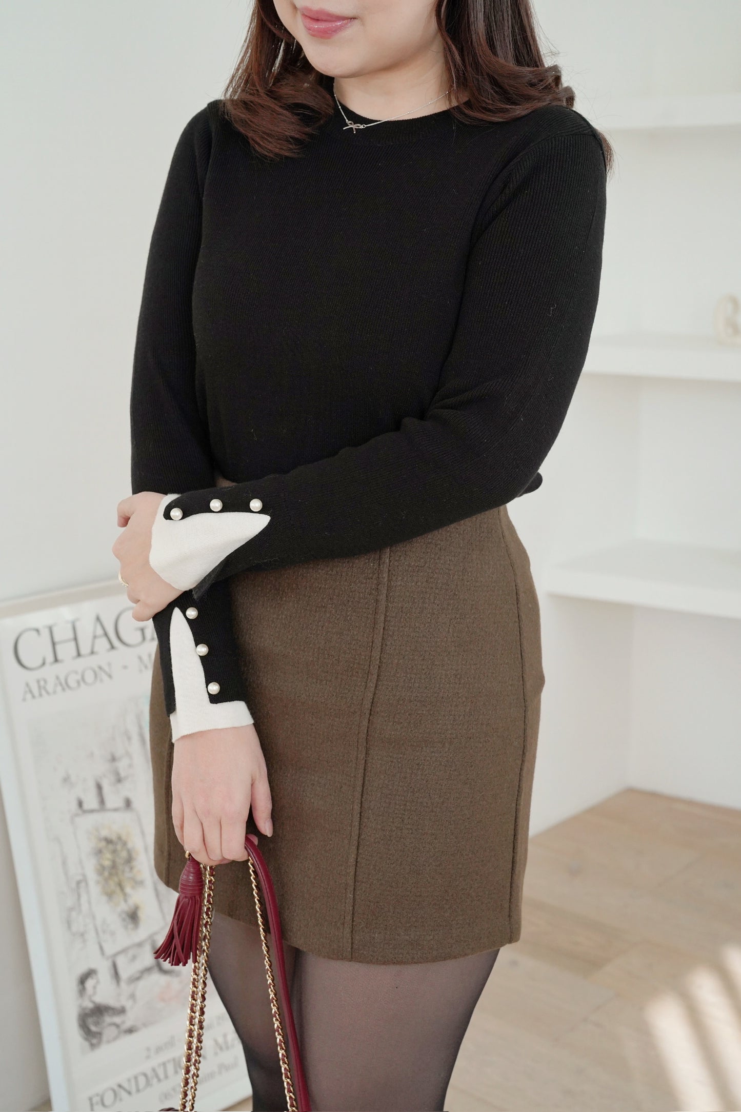 Pearly Fine Wool Top