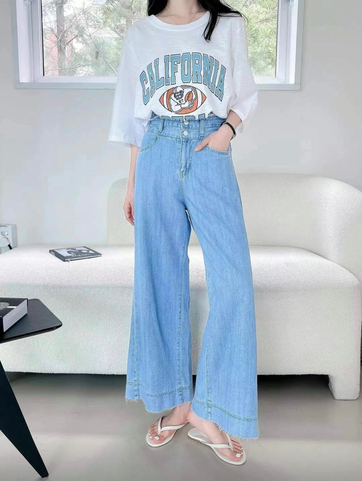 Summer Wide Leg Jeans