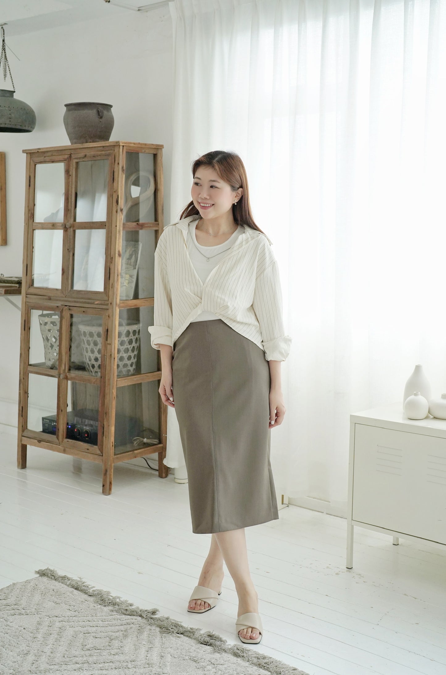High Waist Autumn Skirt