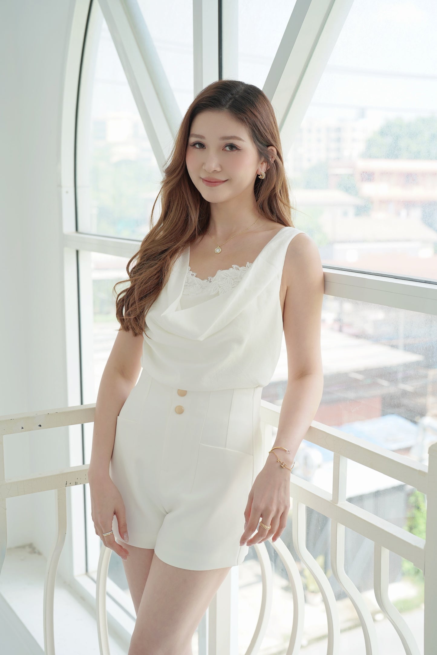 Daisy Drapped Vest