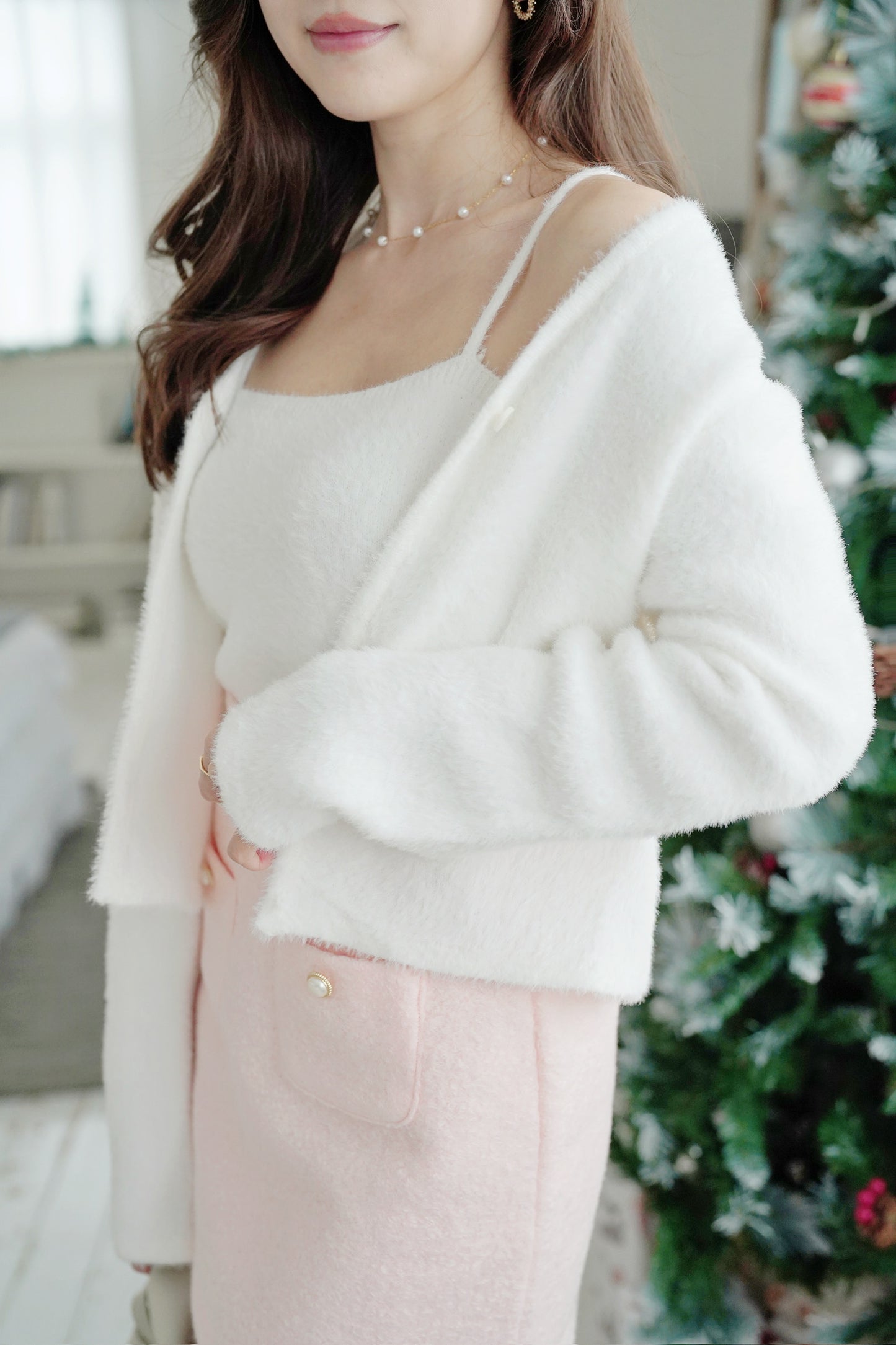 Snowy Cardi Set
