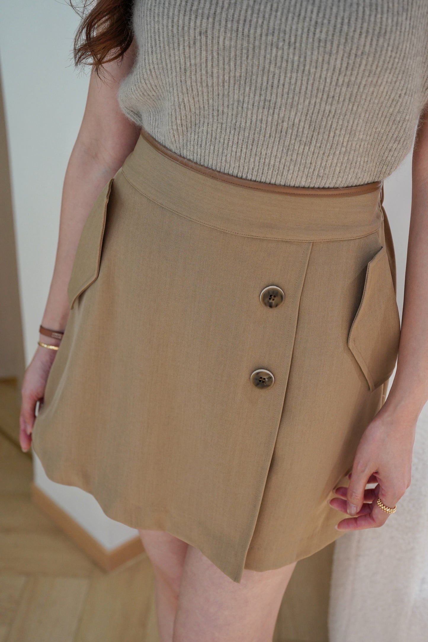 Autumn Button Skort
