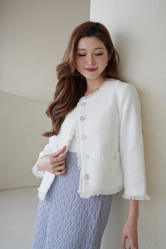 Deluxe Grace Tweed Coat