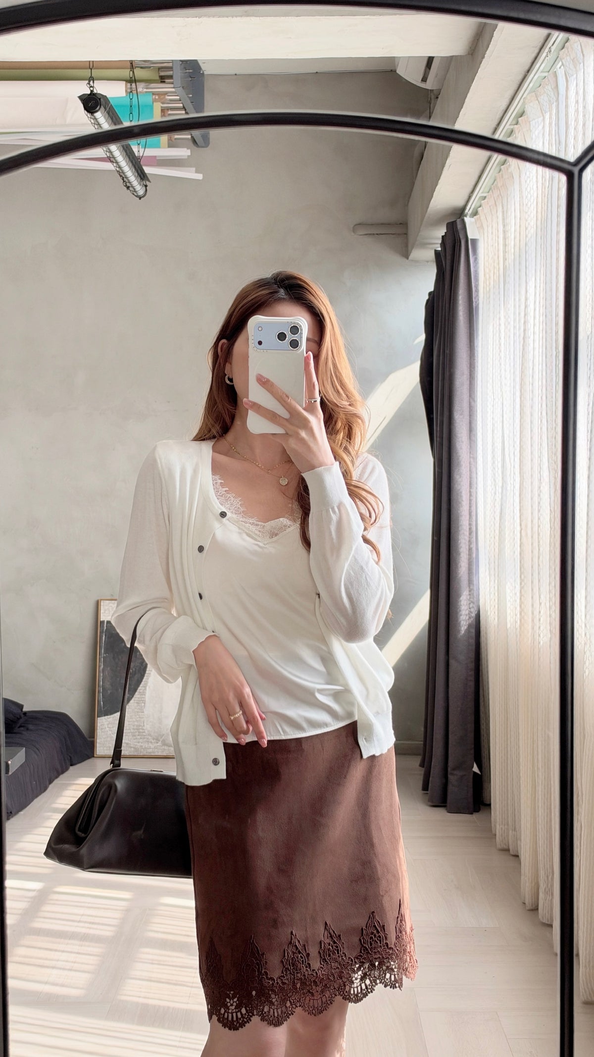Sassy Satin Lacie Top
