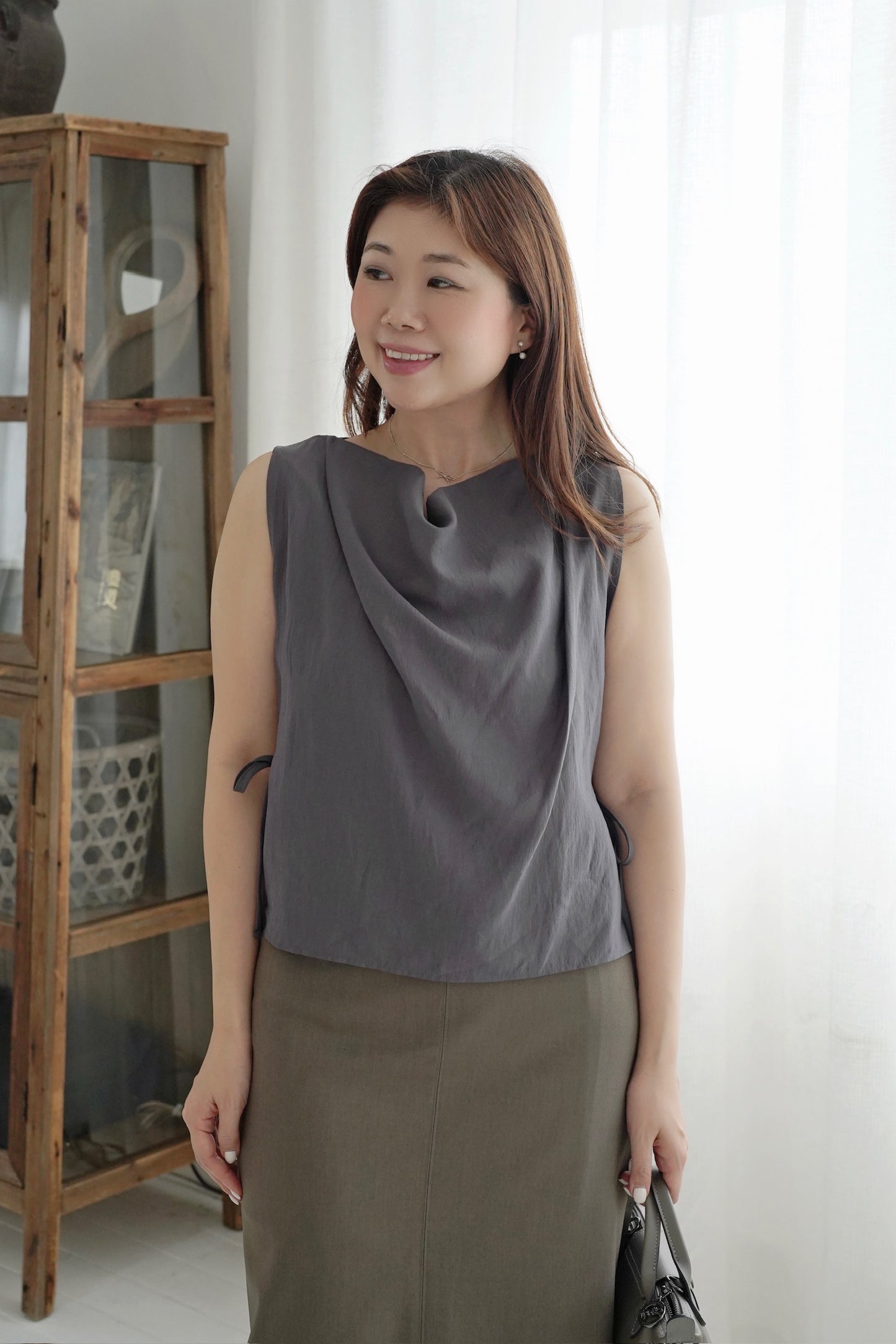 Sassy Drapped Vest