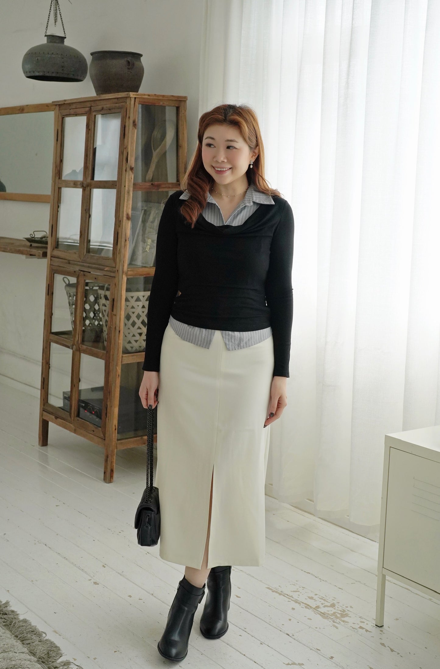 Lightly High Waist Skirt