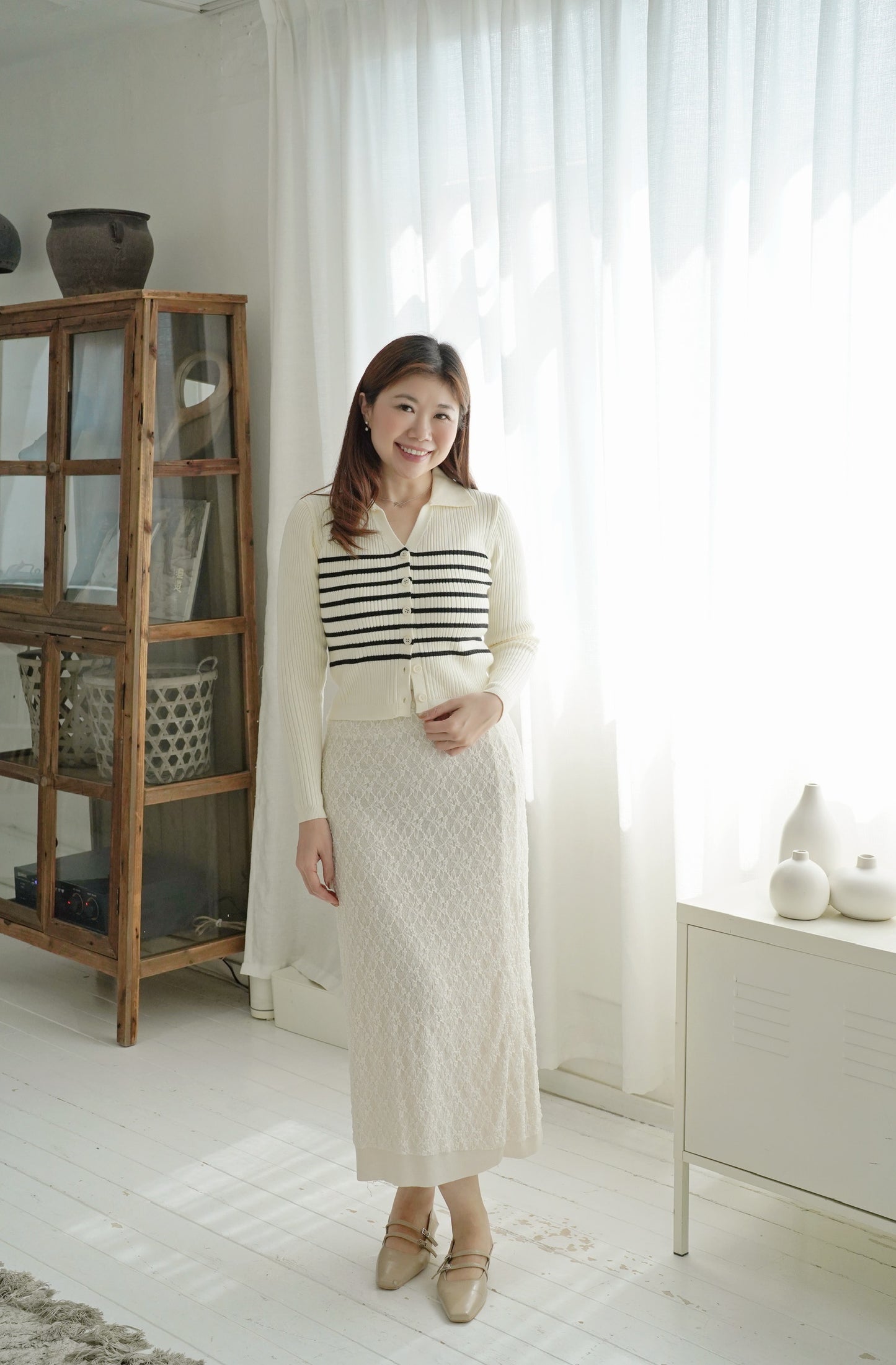 The Stripe Collar Sweater