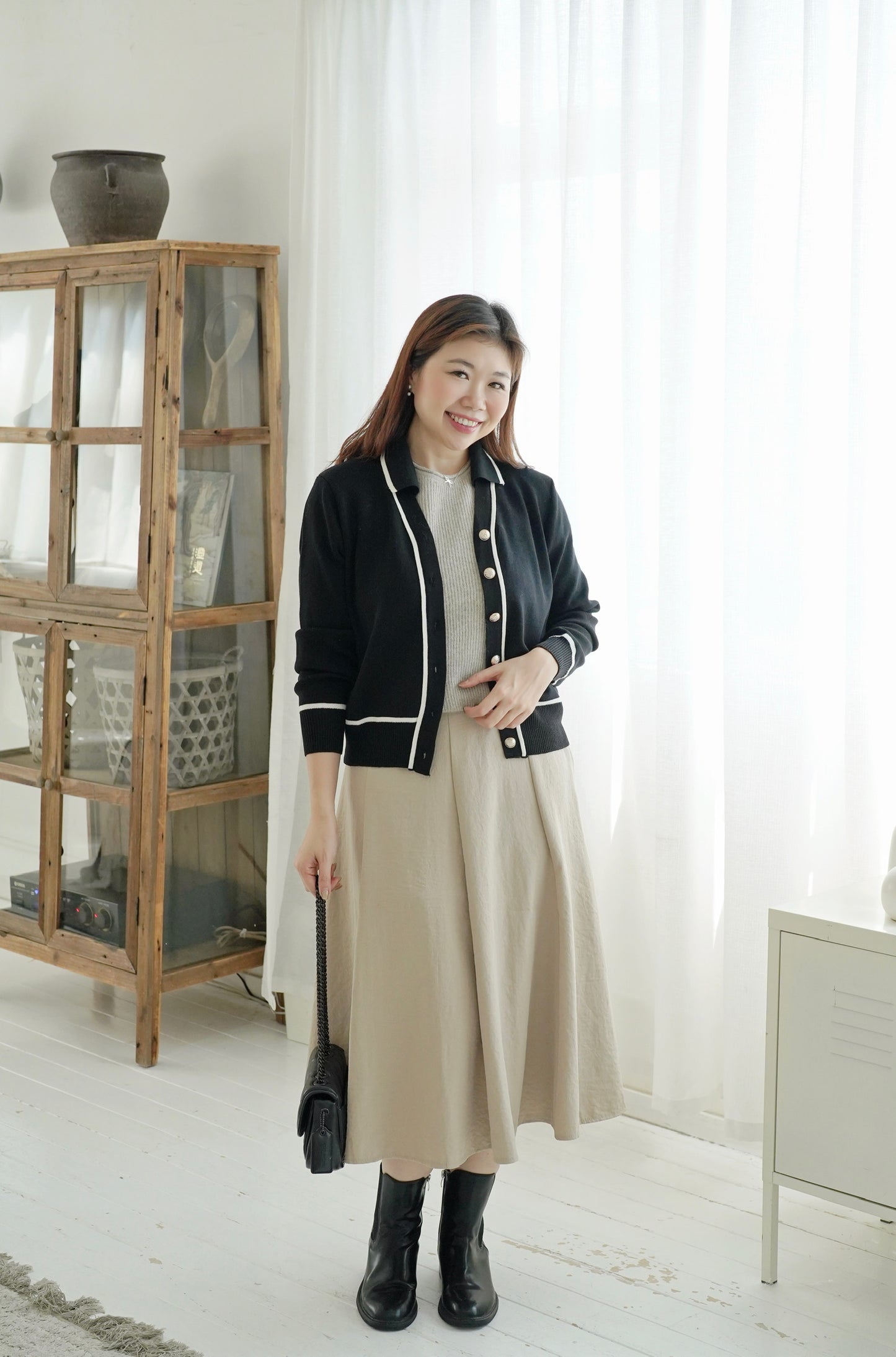 The Grace Collar Cardi