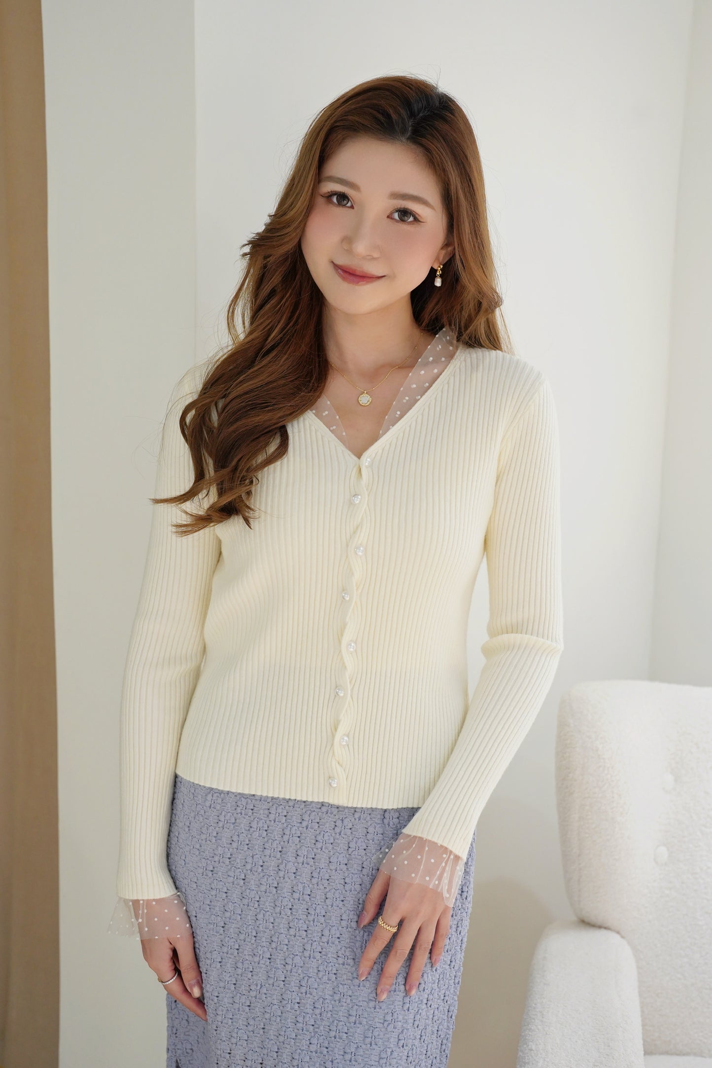 Fine Lacie Pearly Top