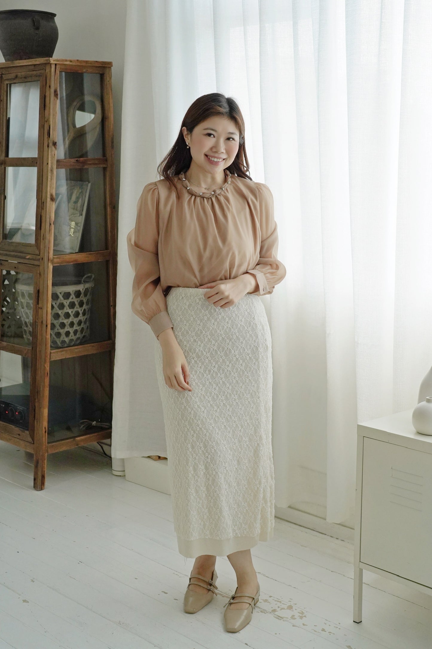 Gracie Sheer Blouse