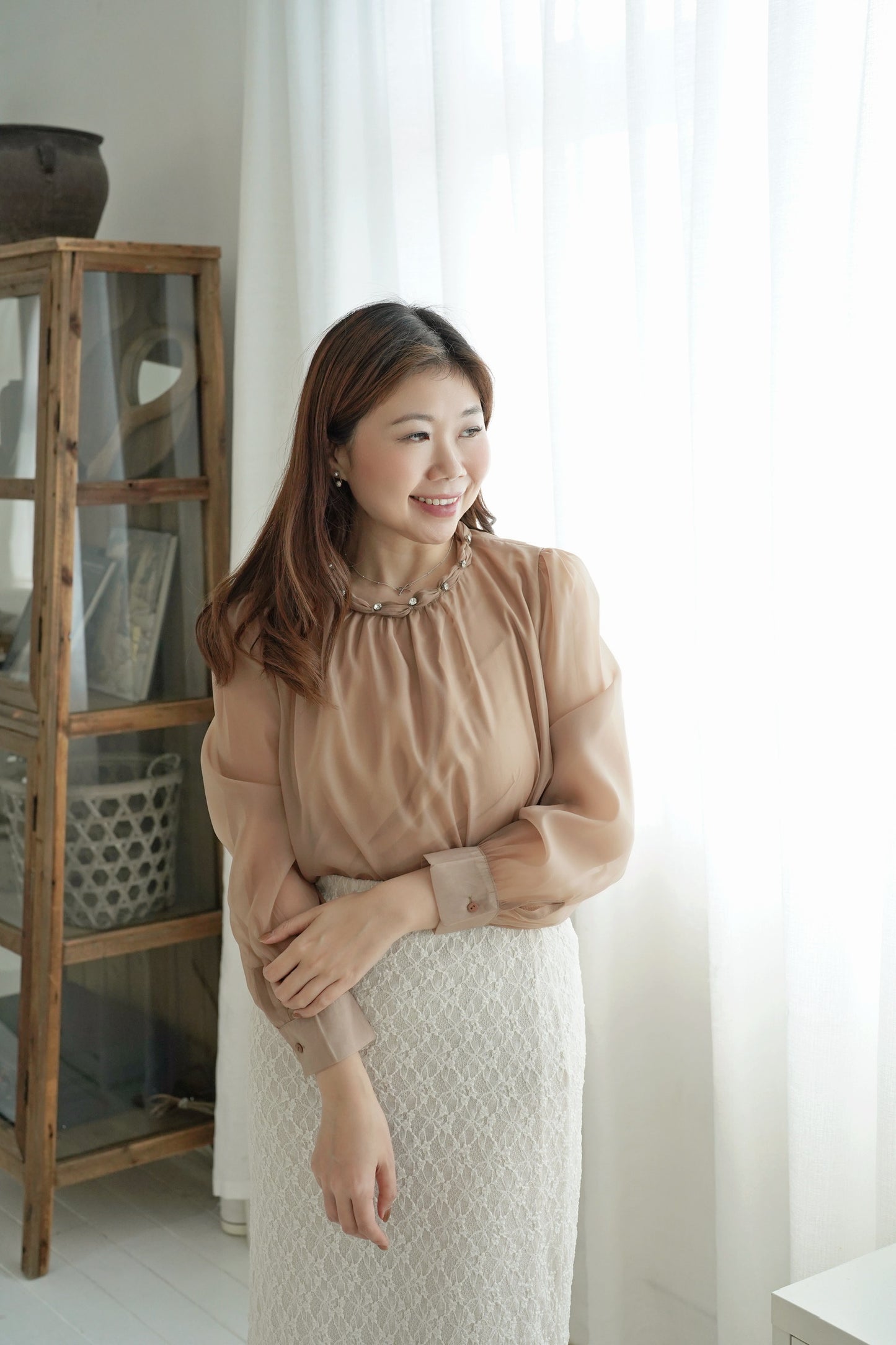 Gracie Sheer Blouse