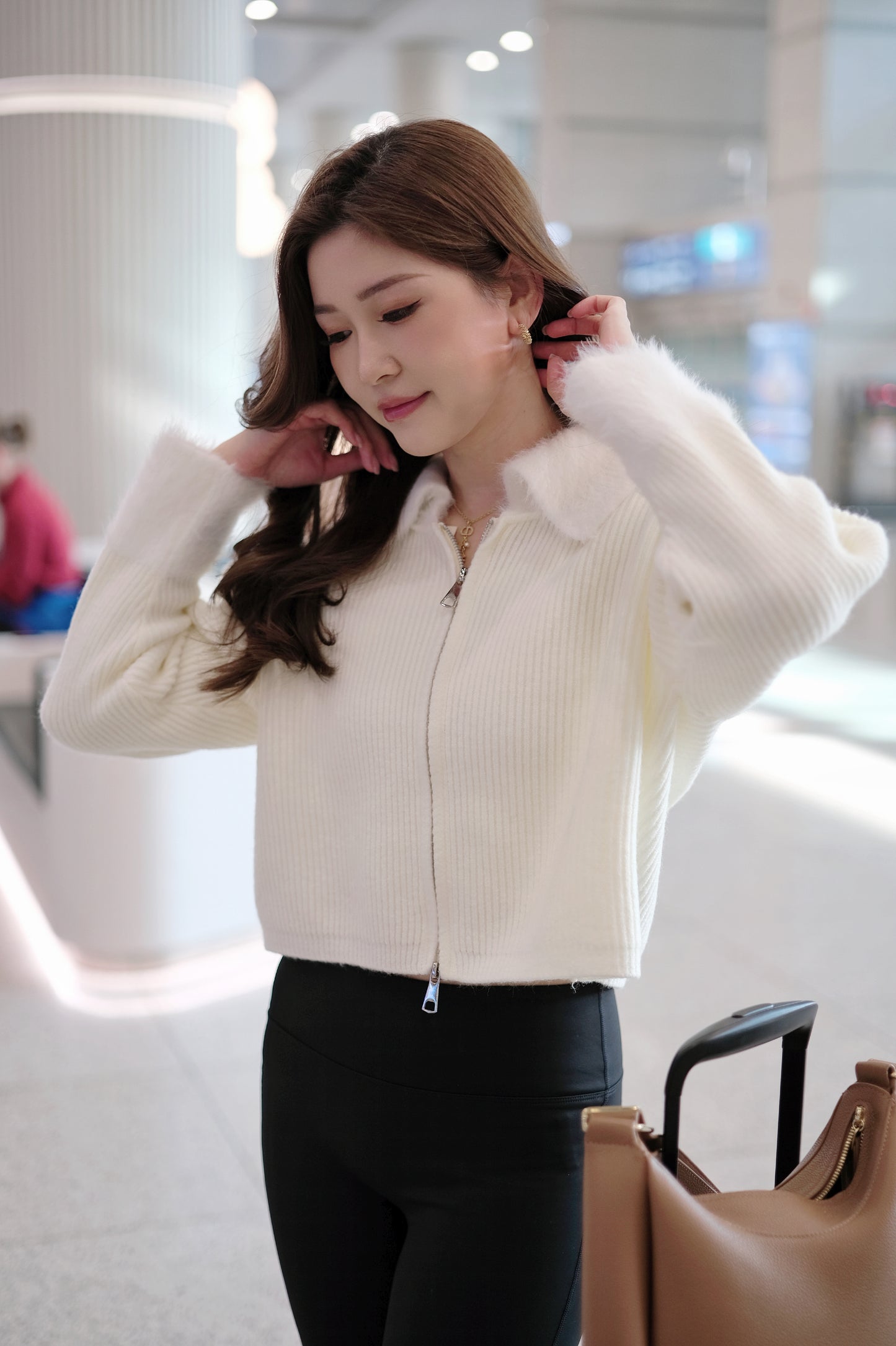 Zipper Furry Jacket