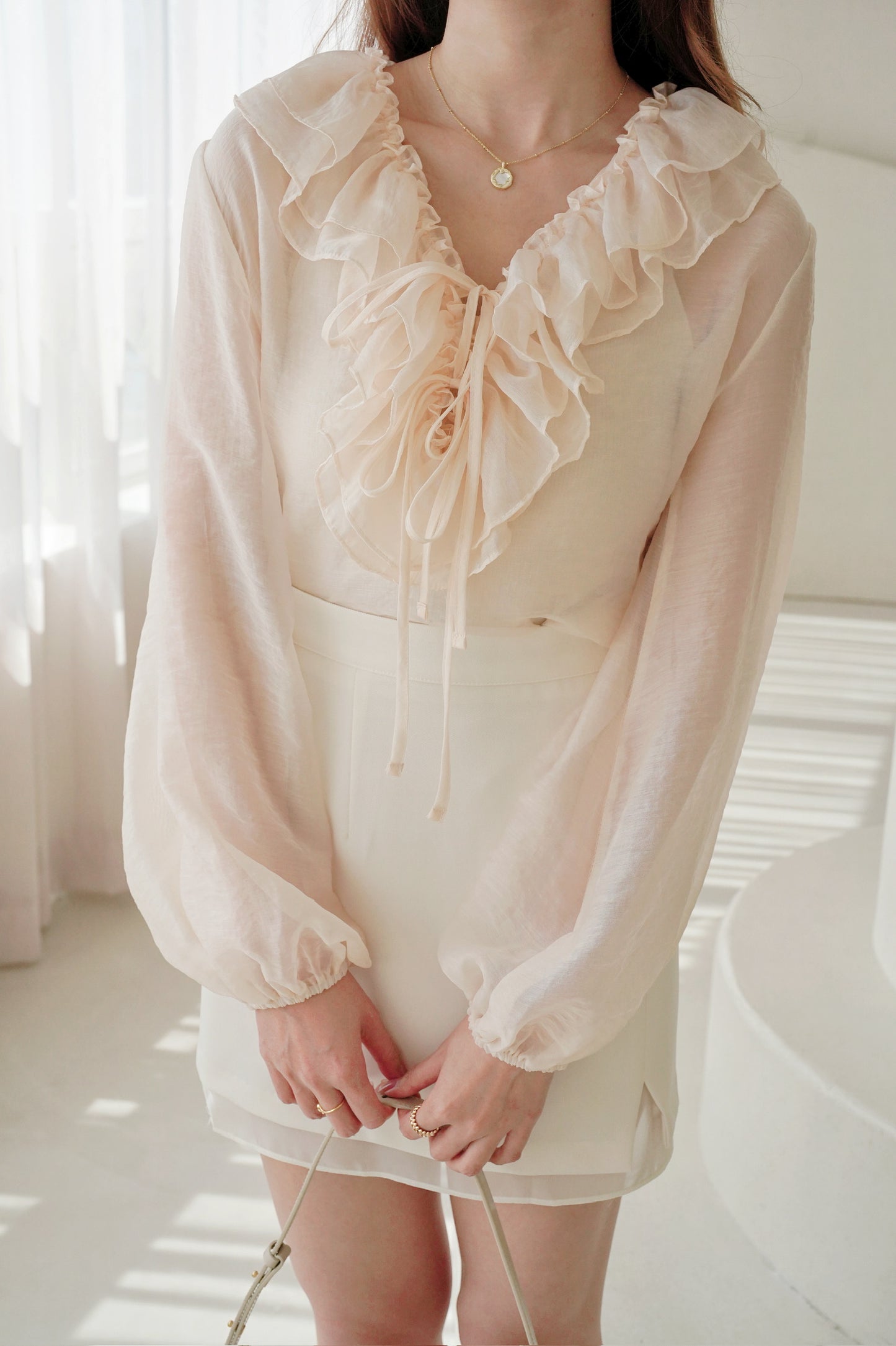 Camellia Romance Top