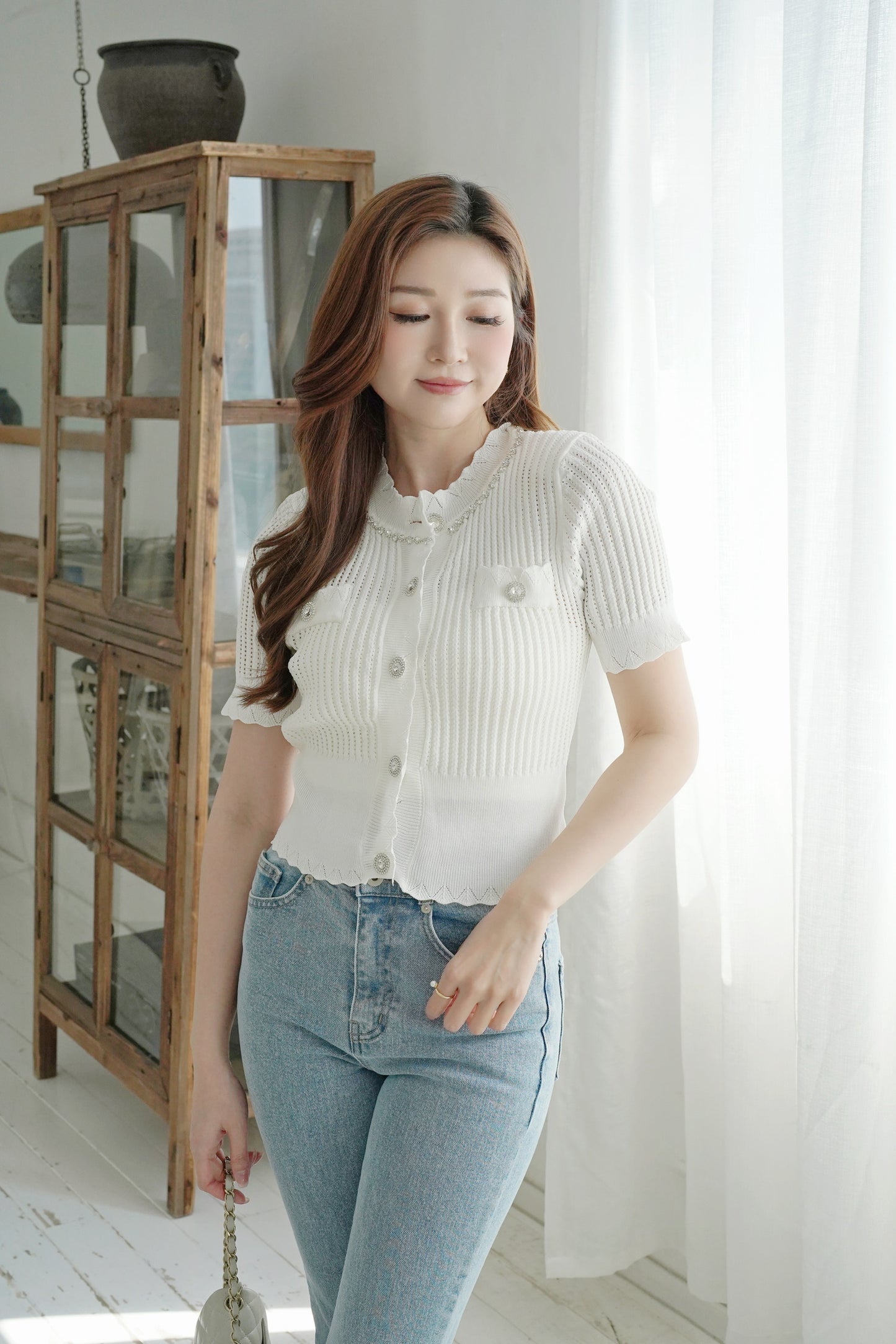 Diamond Shinny Top