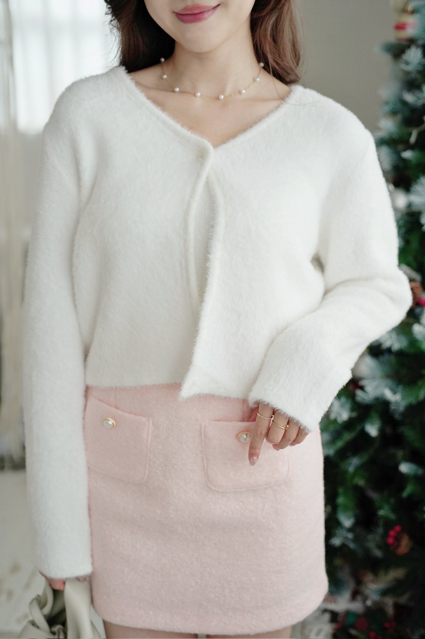 Snowy Cardi Set