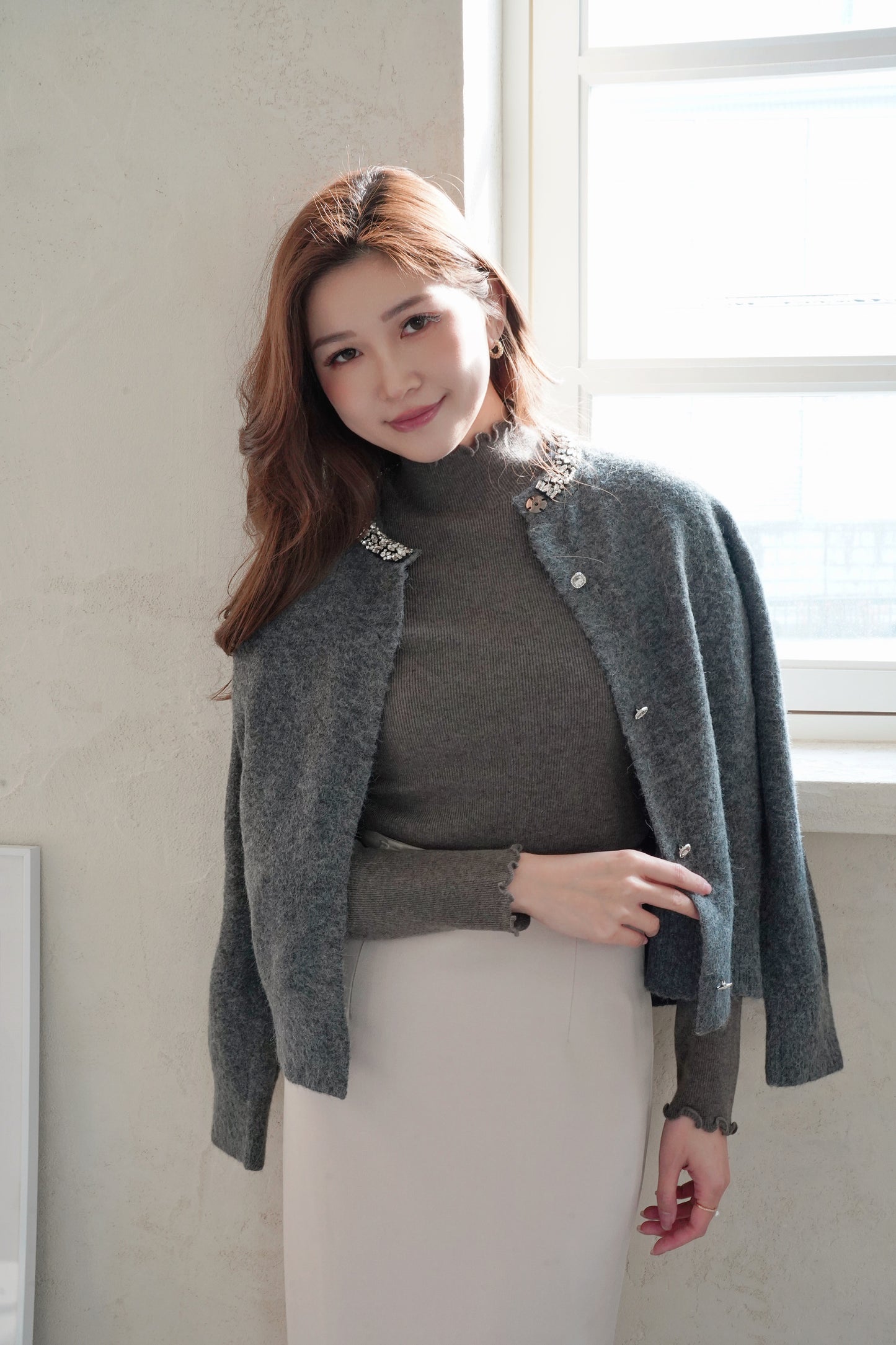 Ruffles Fine Wool Top