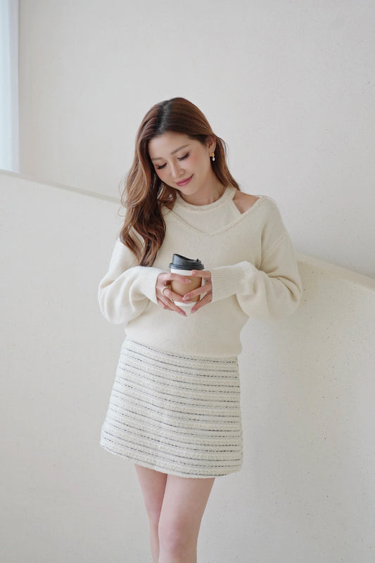 Marry Knitted Top Set