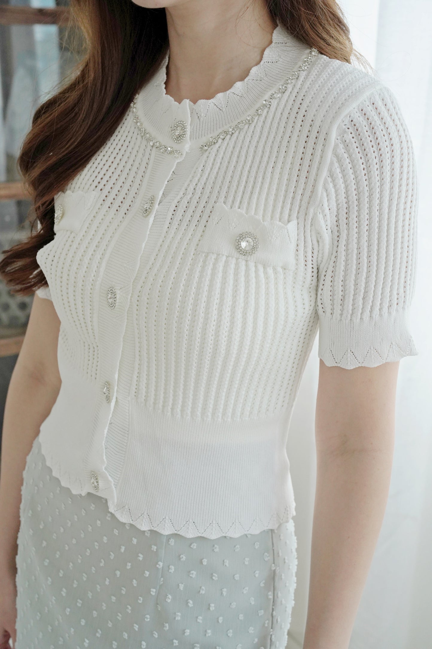 Diamond Shinny Top