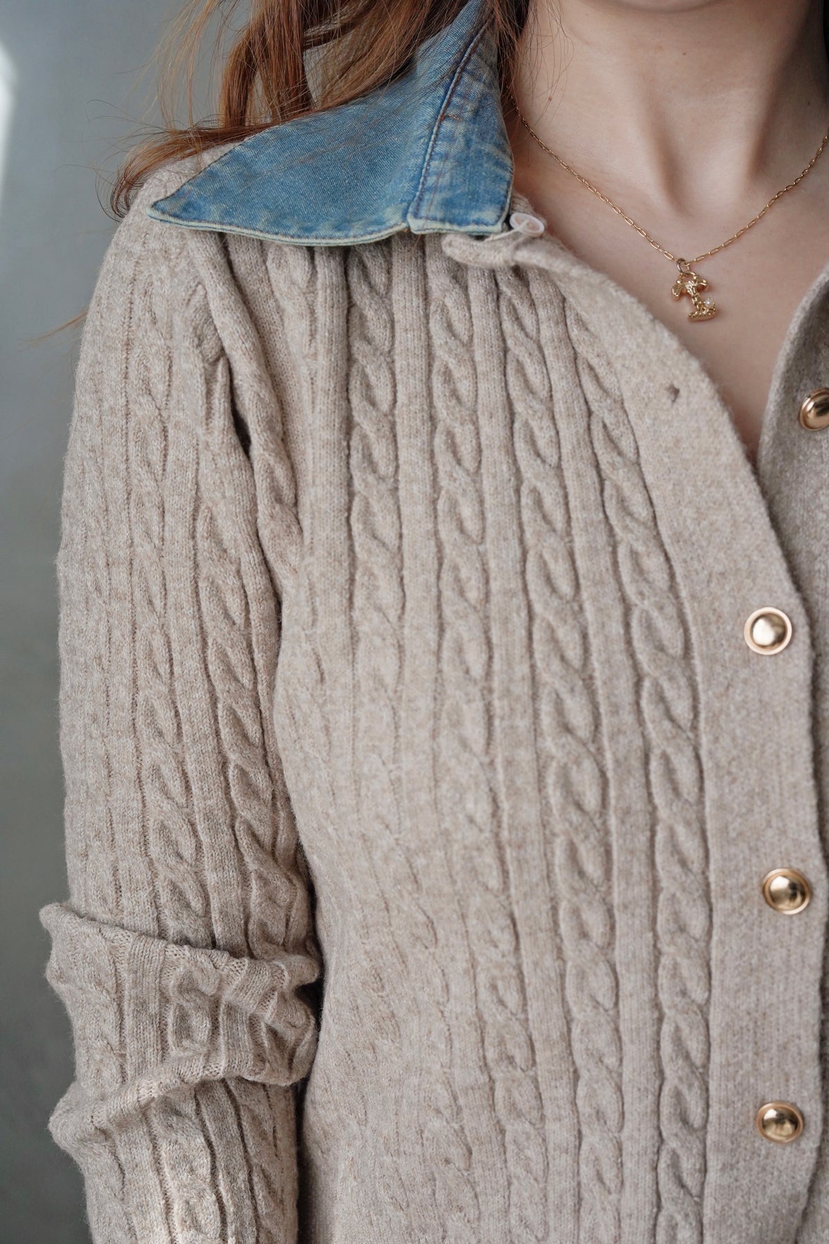 Collar Softness Cardi