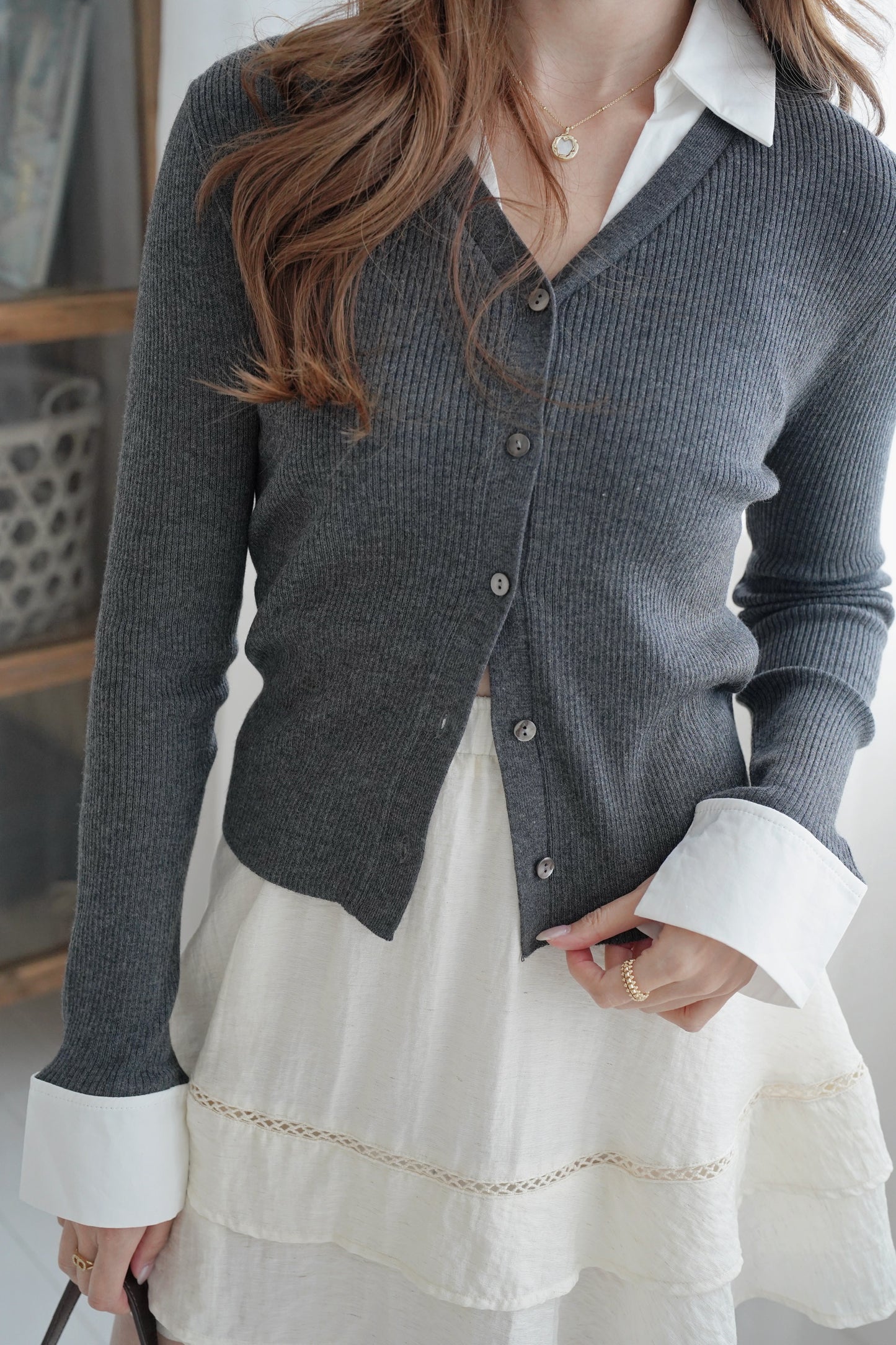 Cozy Shirty Knitted Top