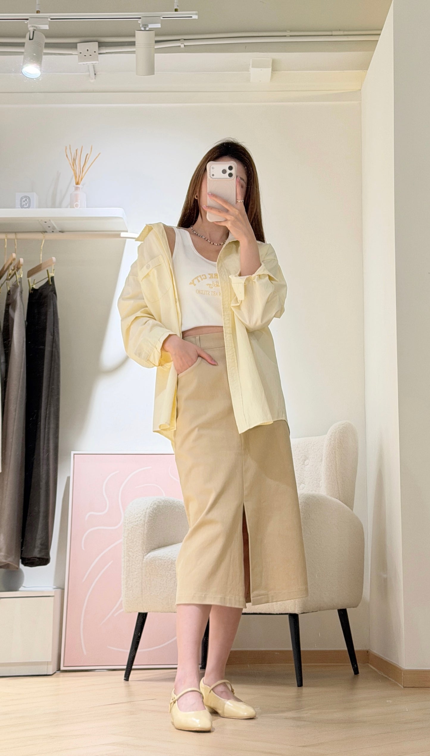 Cozy Pastel Shirt Set