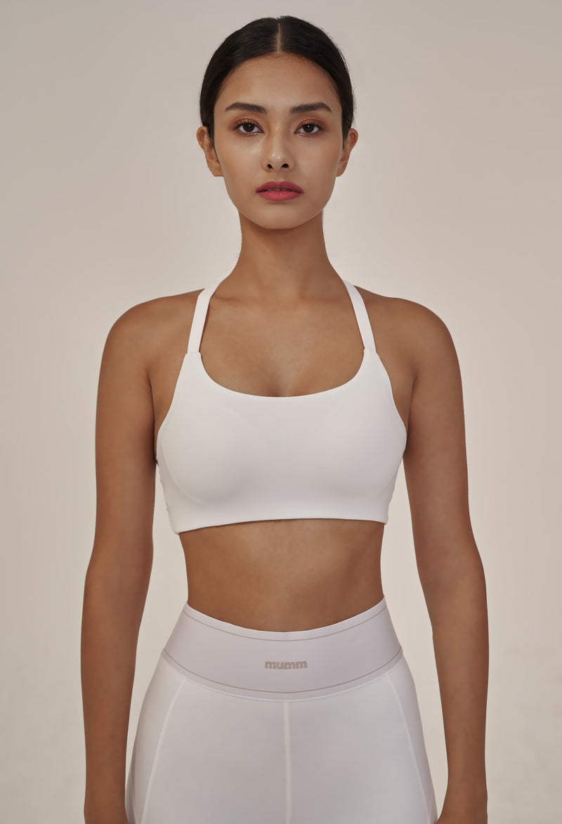 ELASTIC CROSS BACK BRA TOP