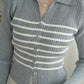 The Stripe Collar Sweater