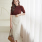 High Waist Autumnly Dress